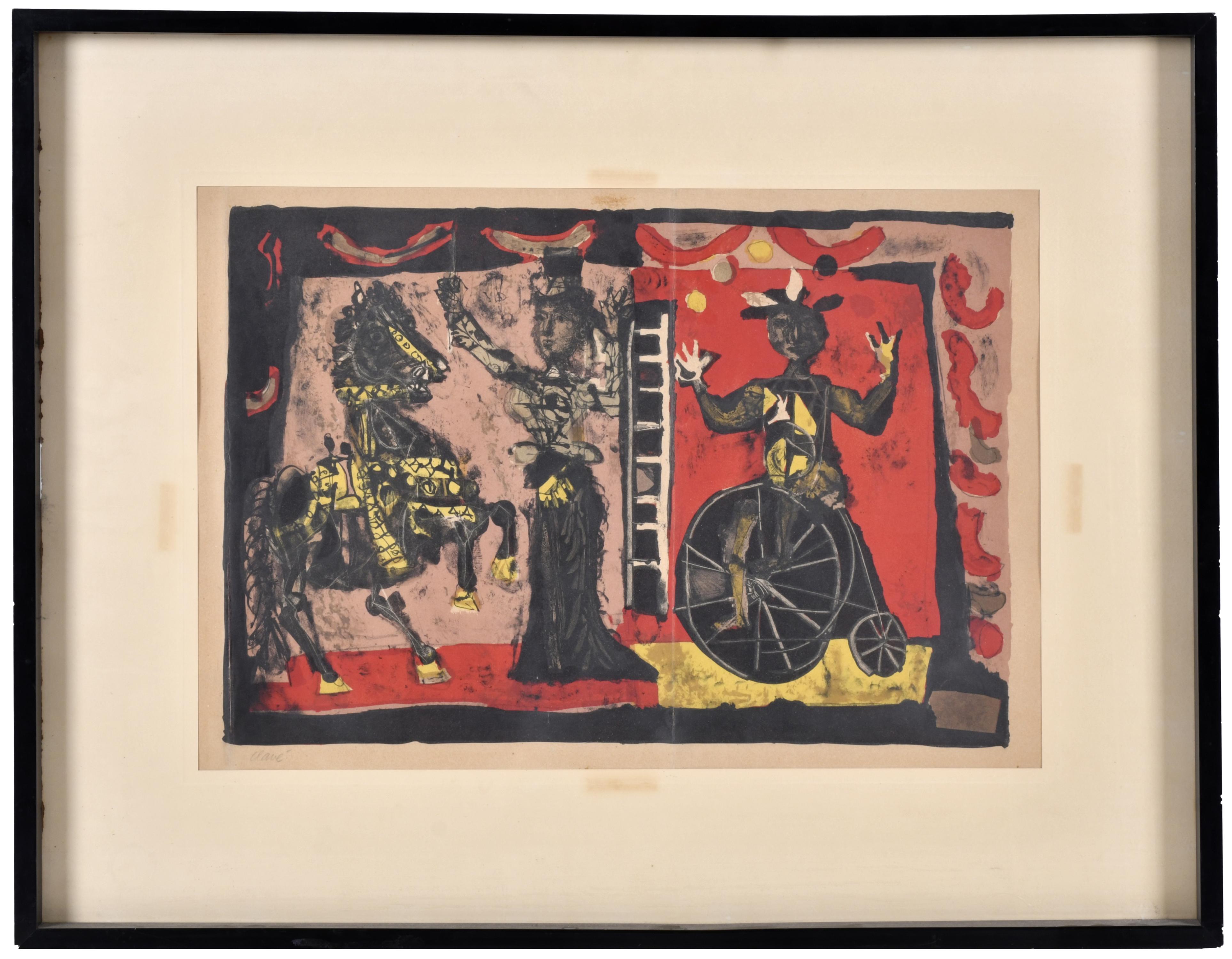 ANTONI CLAVÉ (1913-2005) "Le Cirque", circa 1949.