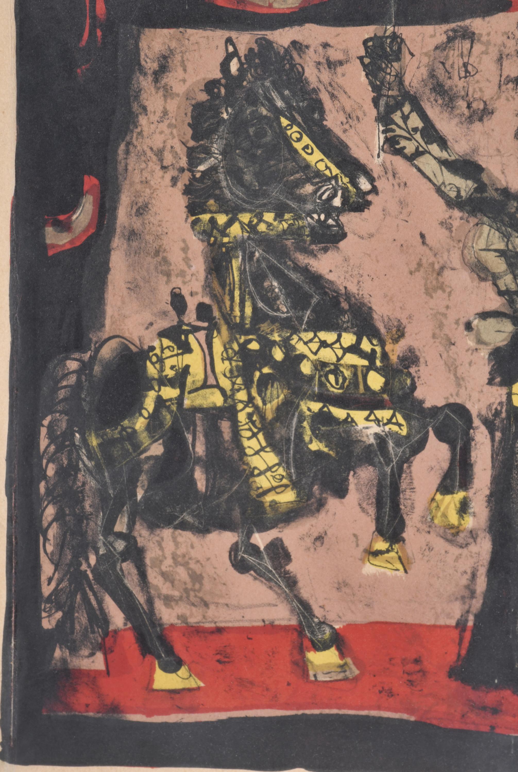 ANTONI CLAVÉ (1913-2005) "Le Cirque", circa 1949.