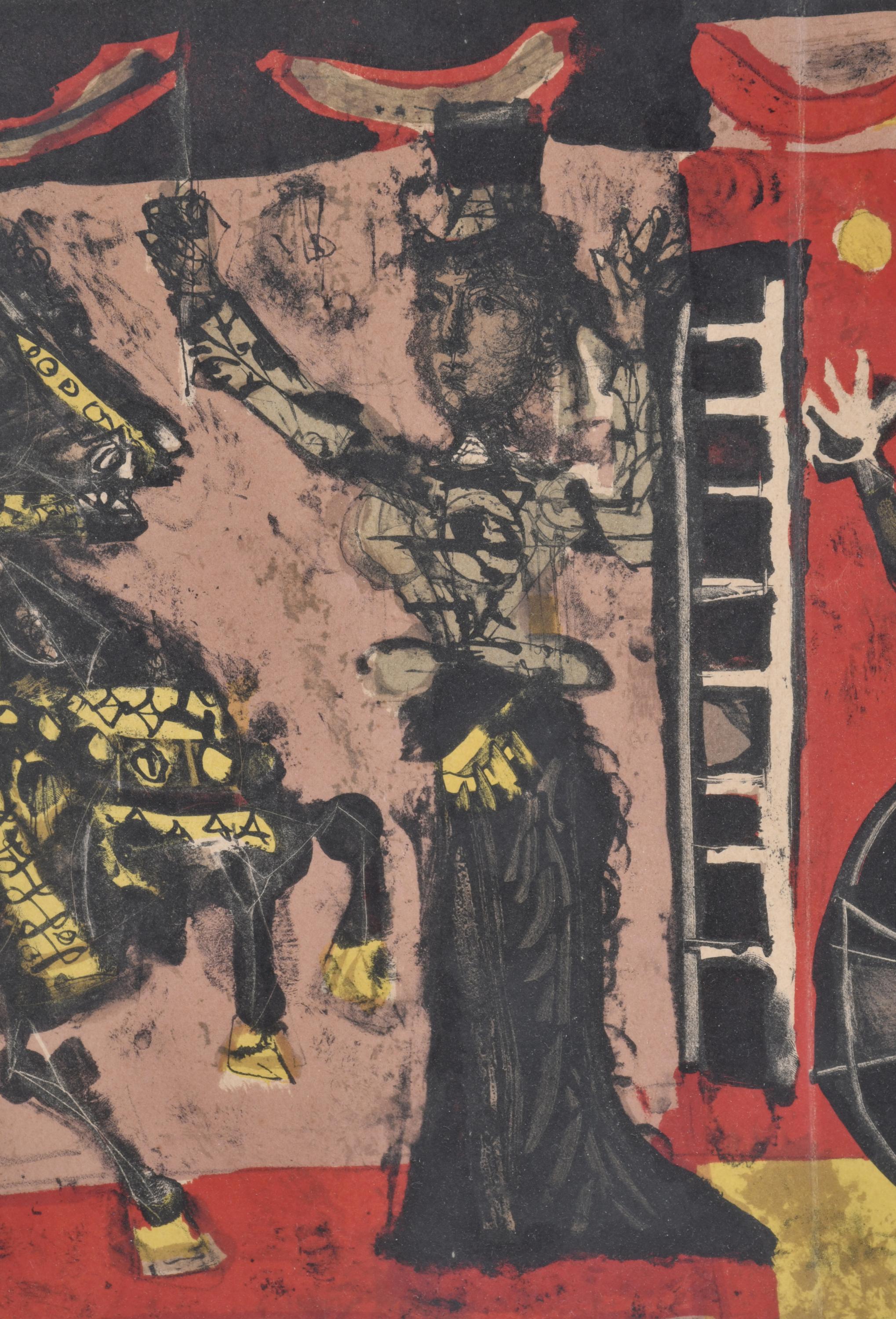 ANTONI CLAVÉ (1913-2005) "Le Cirque", circa 1949.