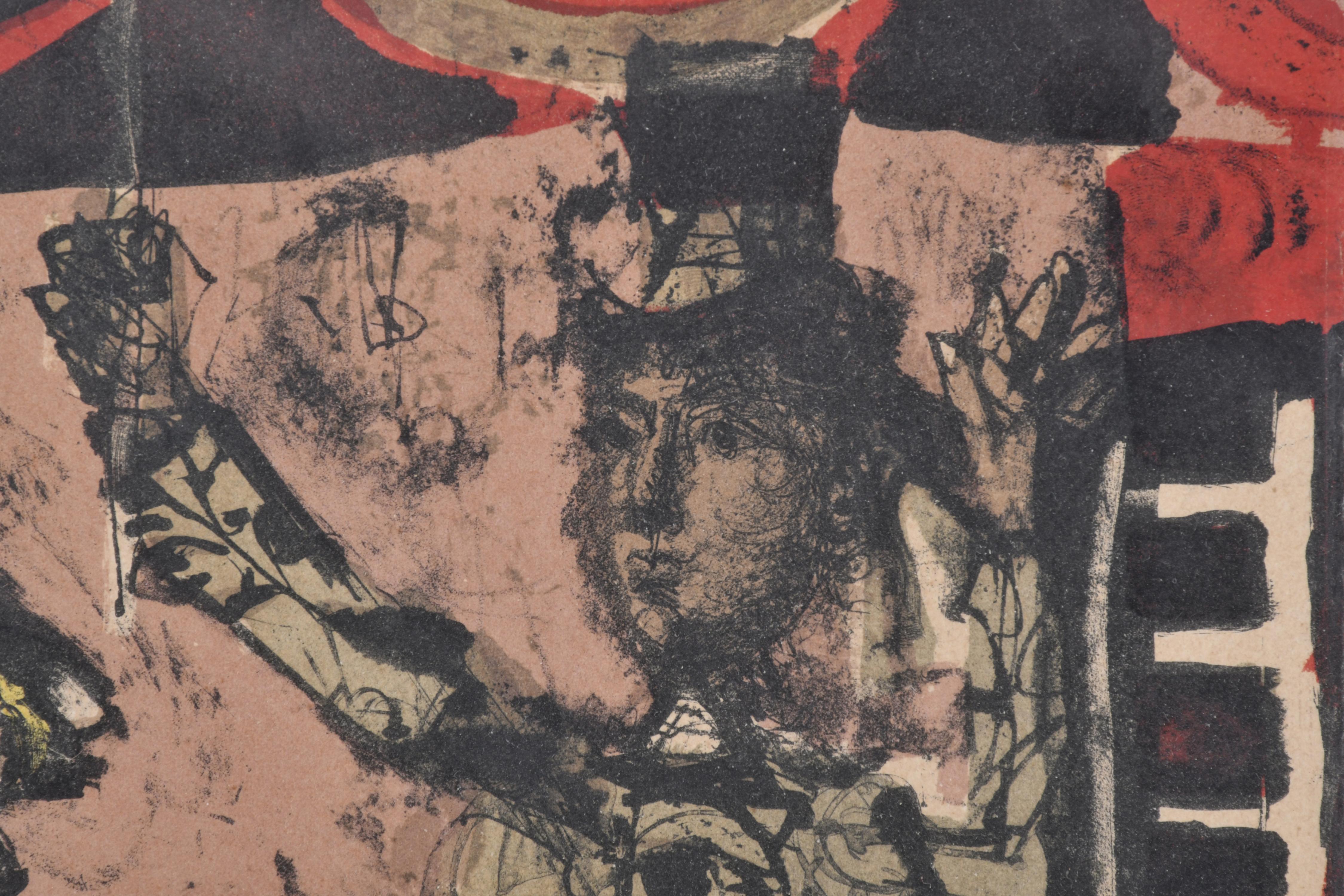 ANTONI CLAVÉ (1913-2005) "Le Cirque", circa 1949.