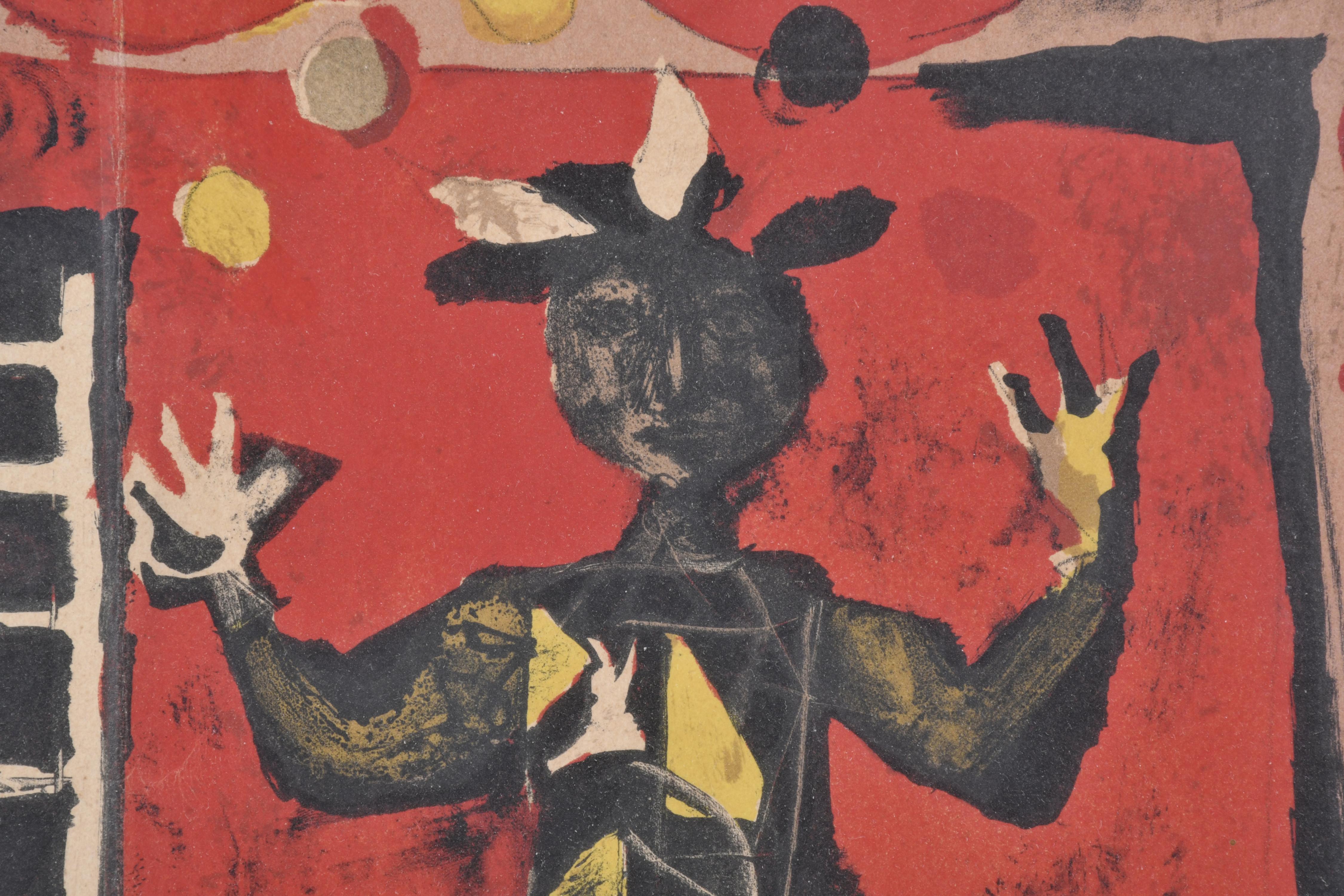 ANTONI CLAVÉ (1913-2005) "Le Cirque", circa 1949.