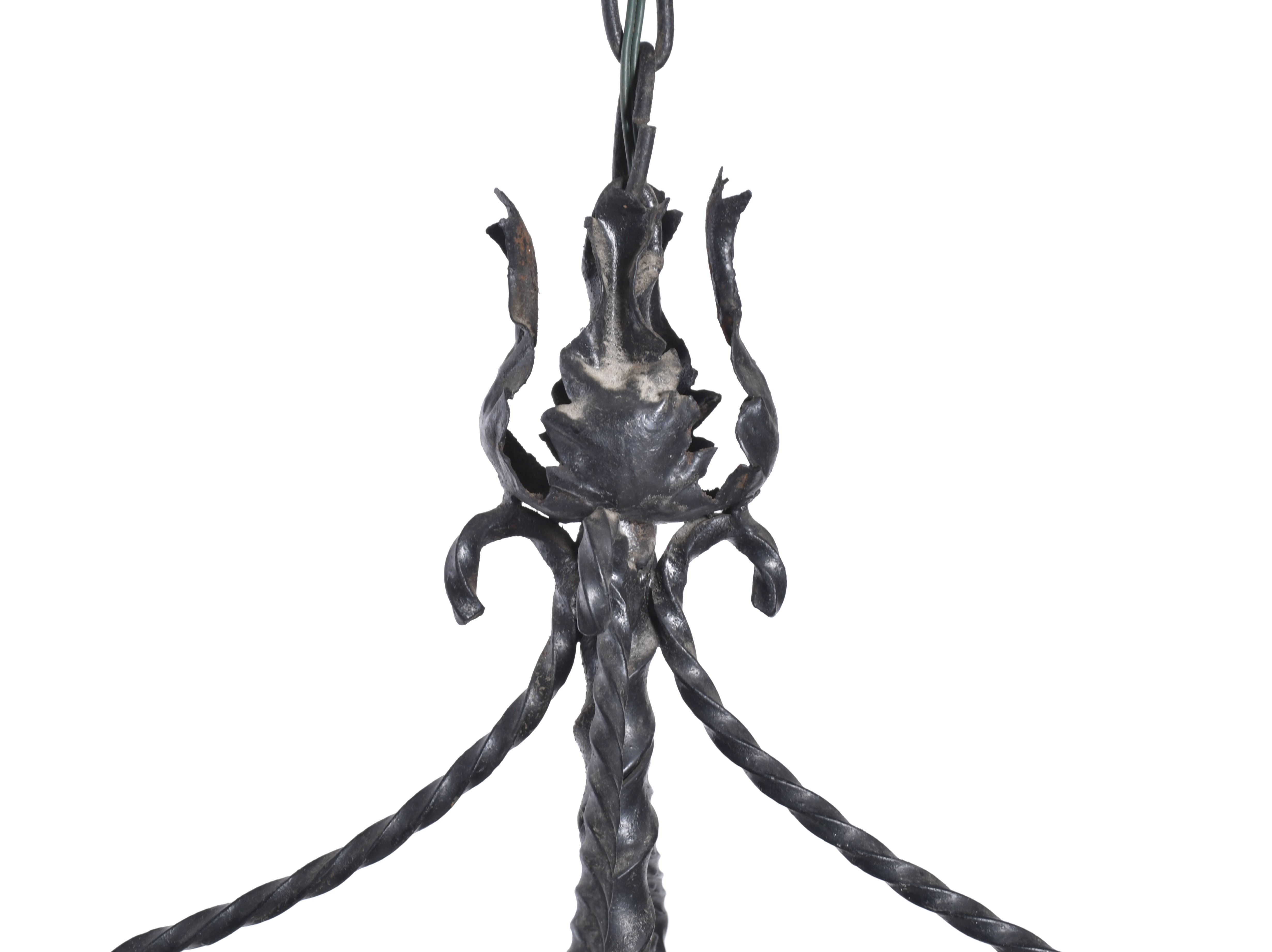 Conjunto de farol de techo y pareja de apliques Modernistas
