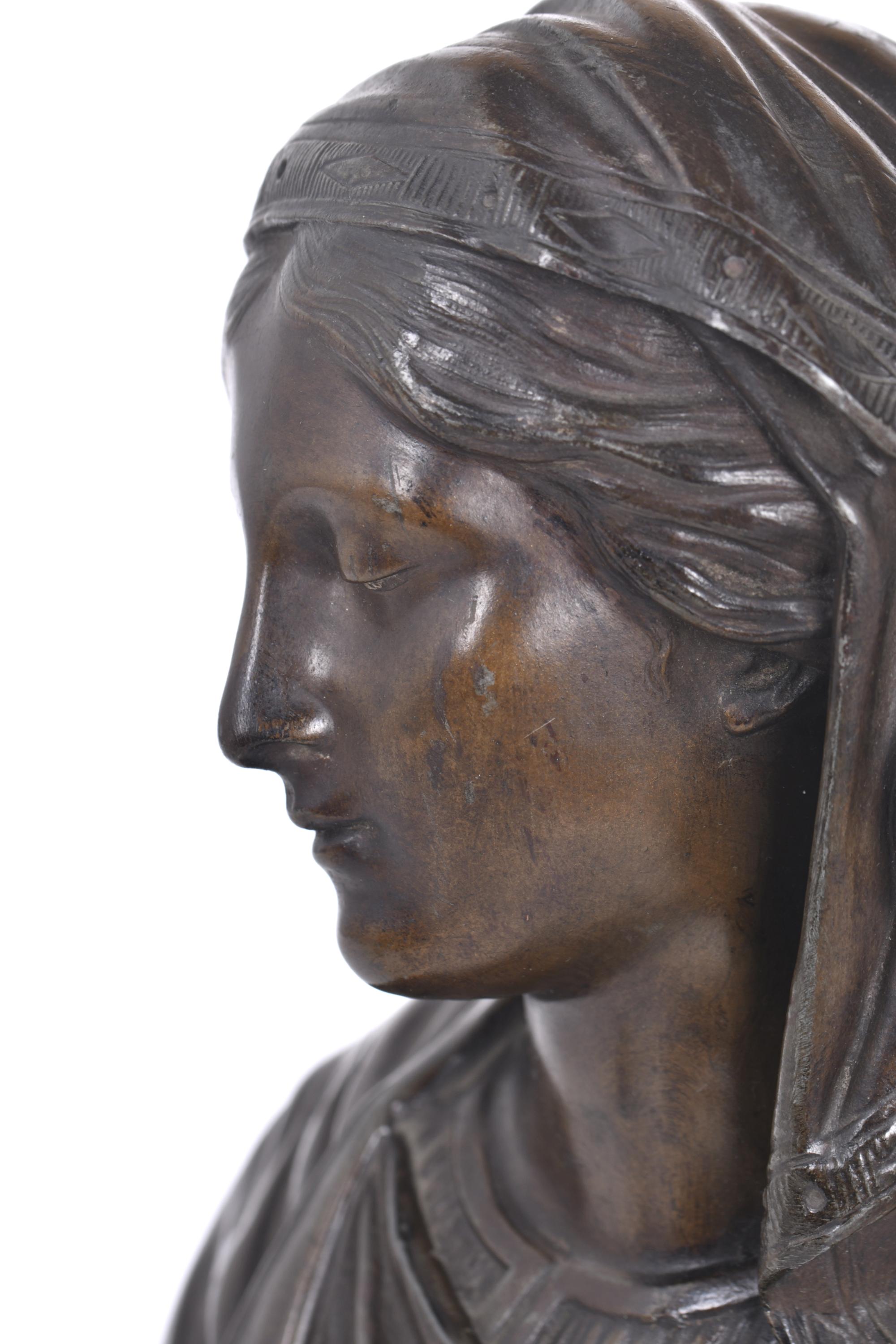 ESCUELA FRANCESA, SIGLO XX.  “Virgen María”.