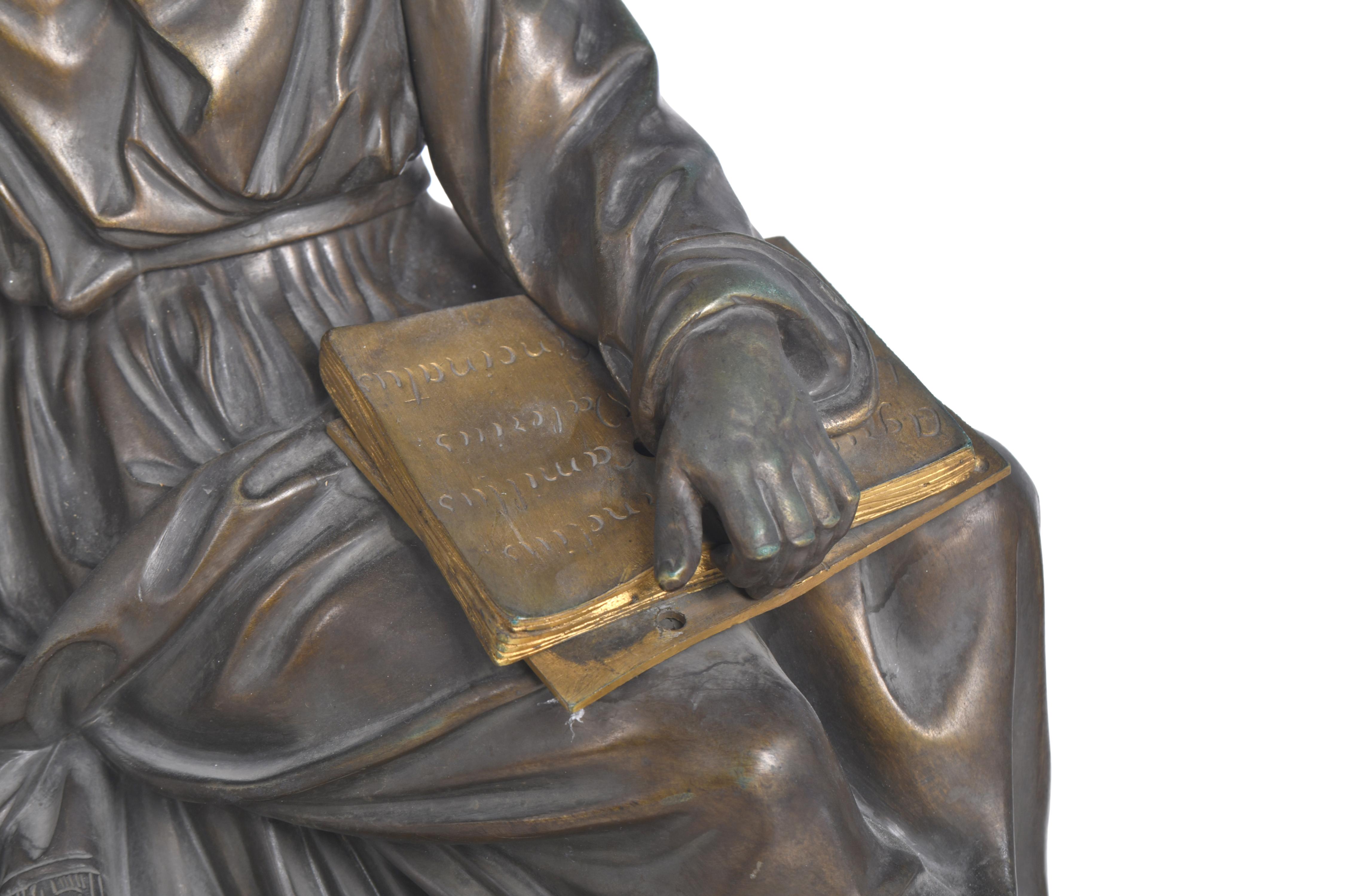 ESCUELA FRANCESA, SIGLO XIX. “Filósofo griego” Napoleón III