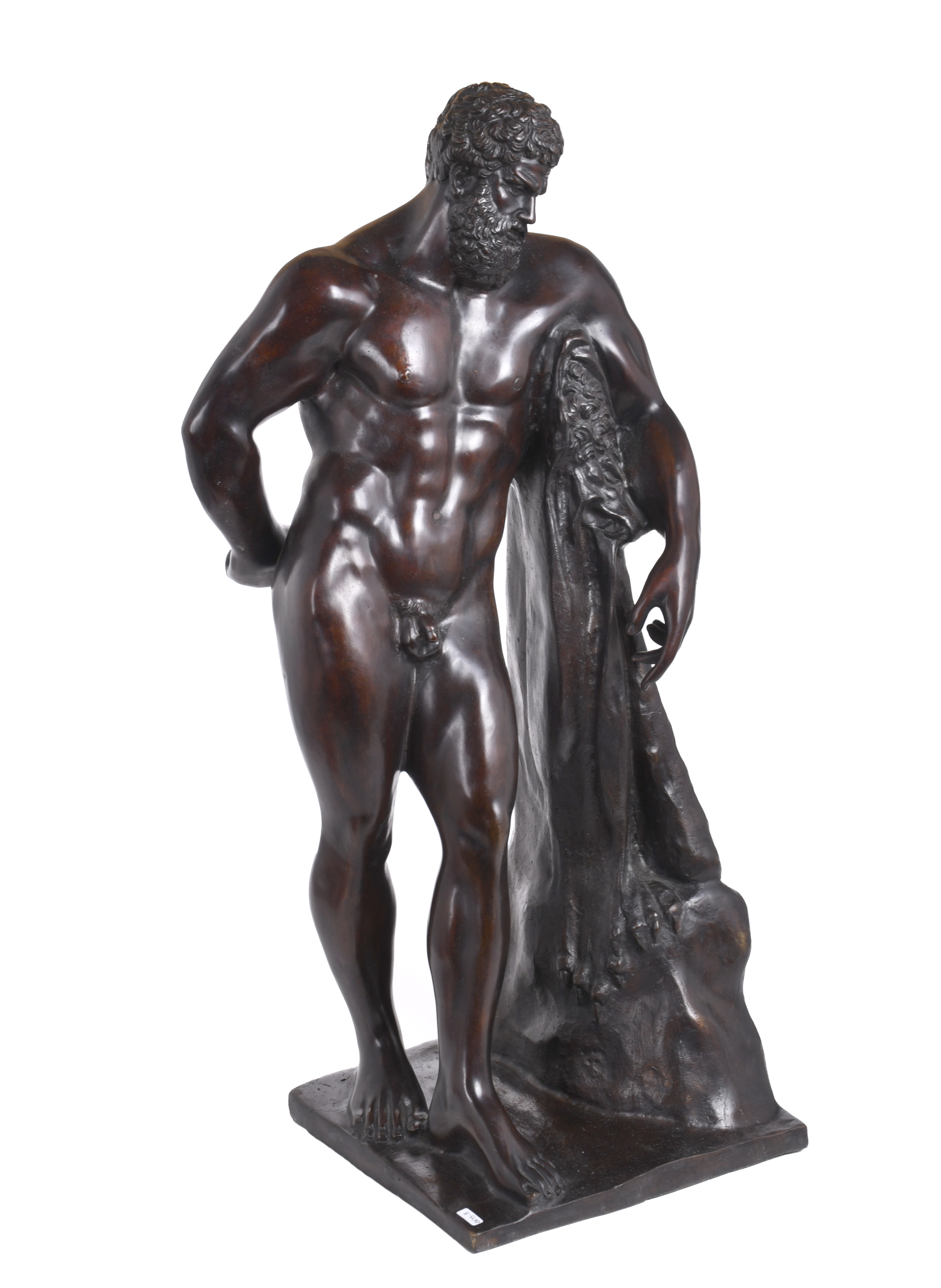 ESCUELA ITALIANA, SIGLO XIX.  “Hércules de Farnesio”, Grand