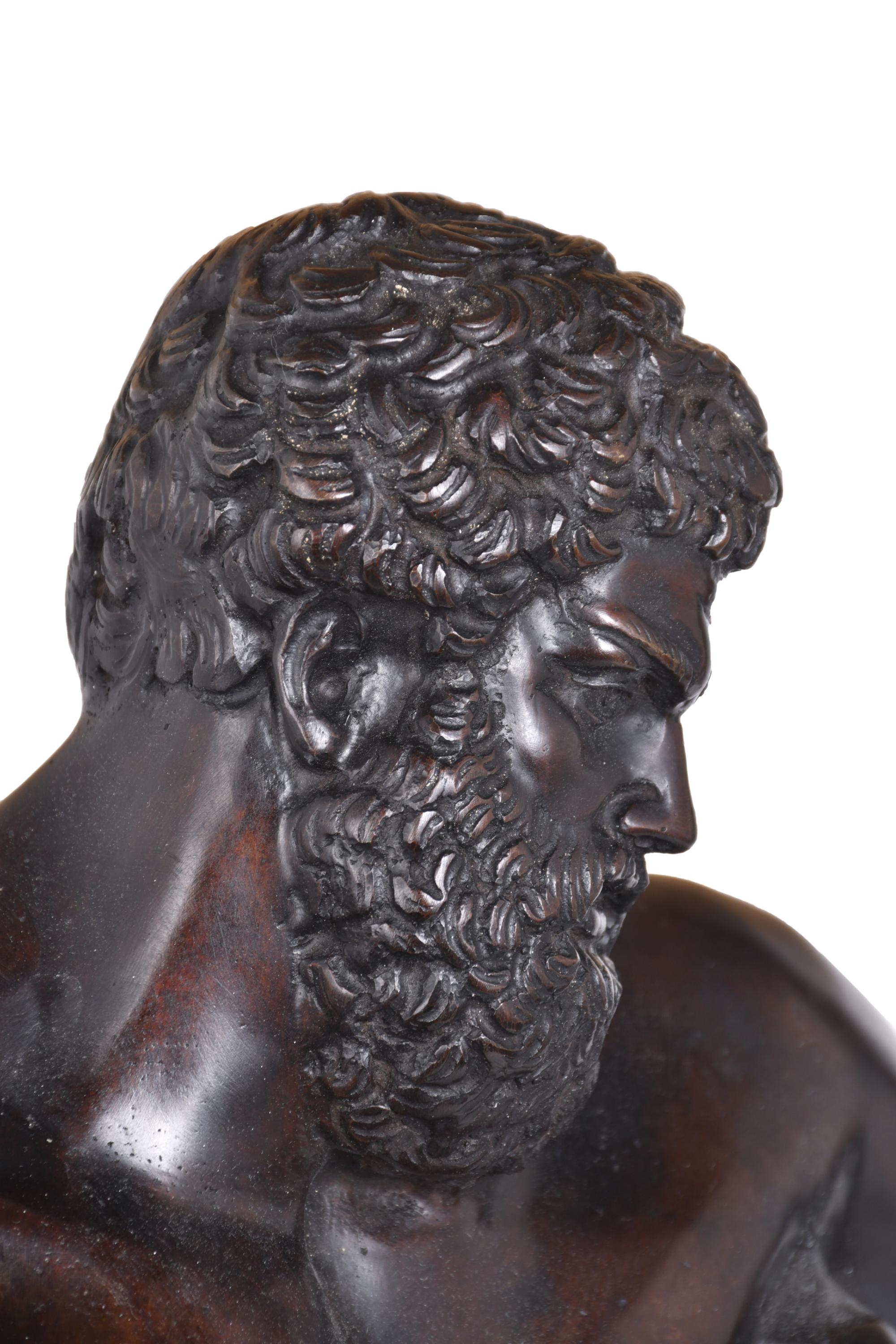 ESCUELA ITALIANA, SIGLO XIX.  “Hércules de Farnesio”, Grand