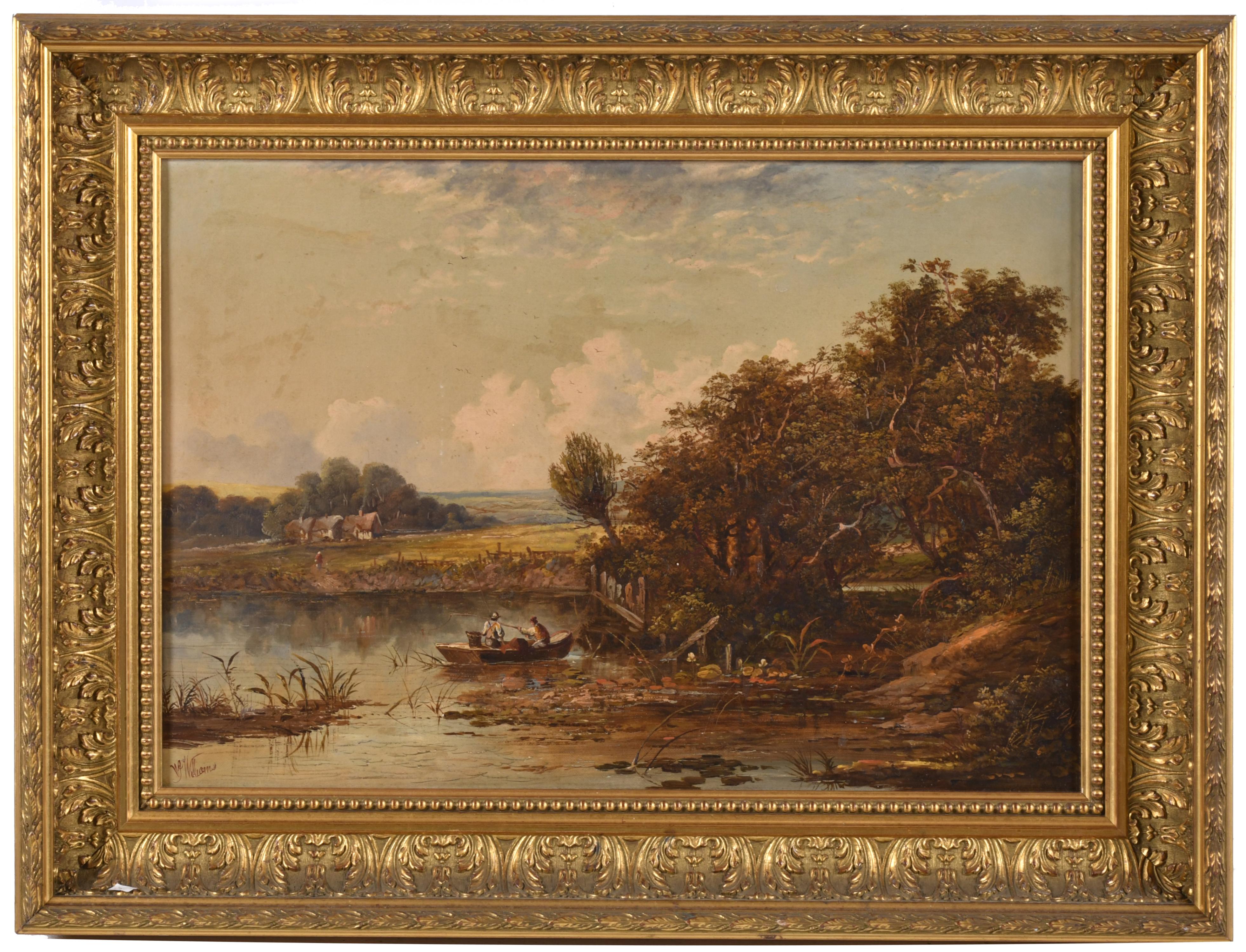 ESCUELA NORTEAMERICANA, SIGLO XVIII-XIX. "Paisaje". 