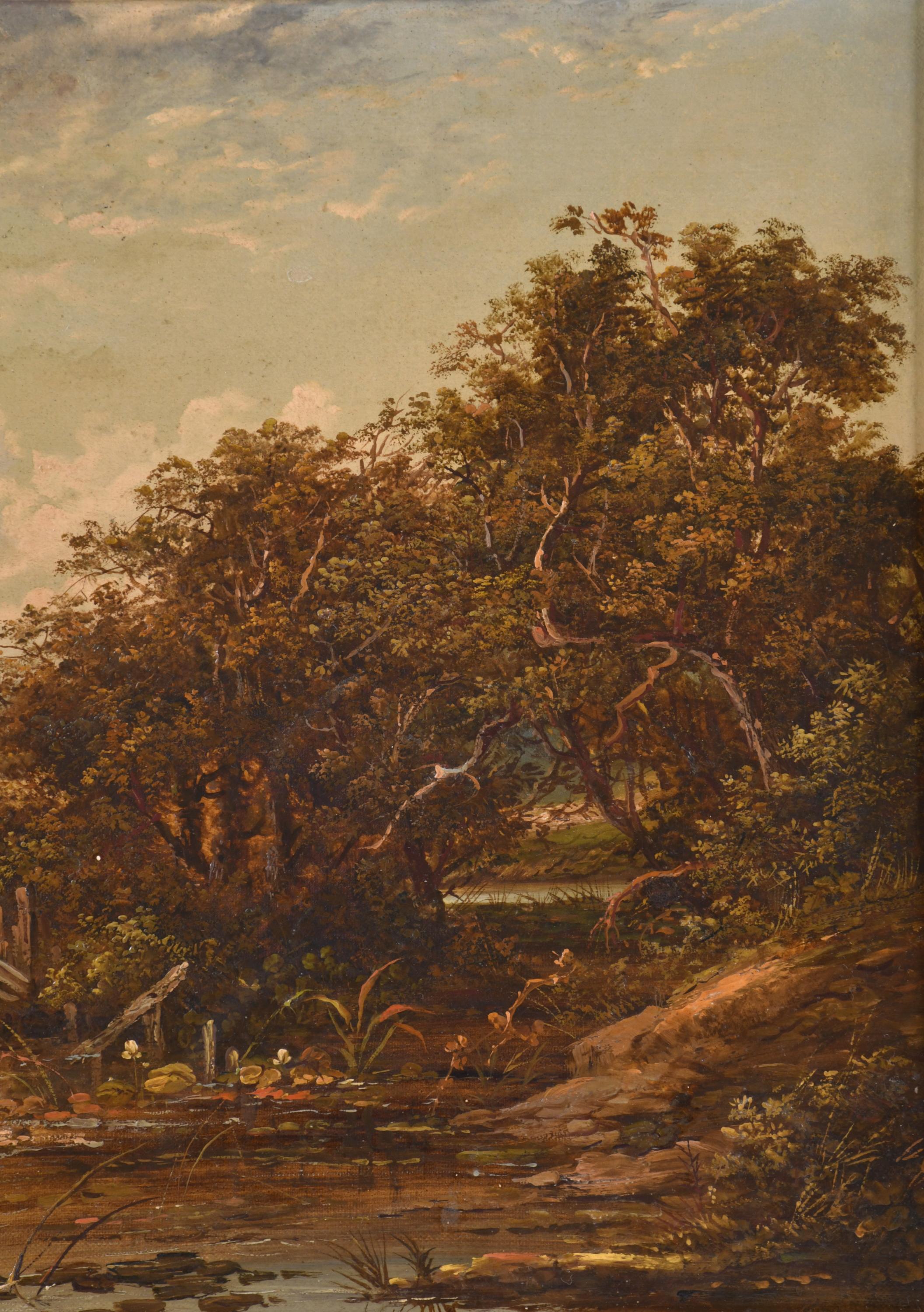 ESCUELA NORTEAMERICANA, SIGLO XVIII-XIX. "Paisaje". 