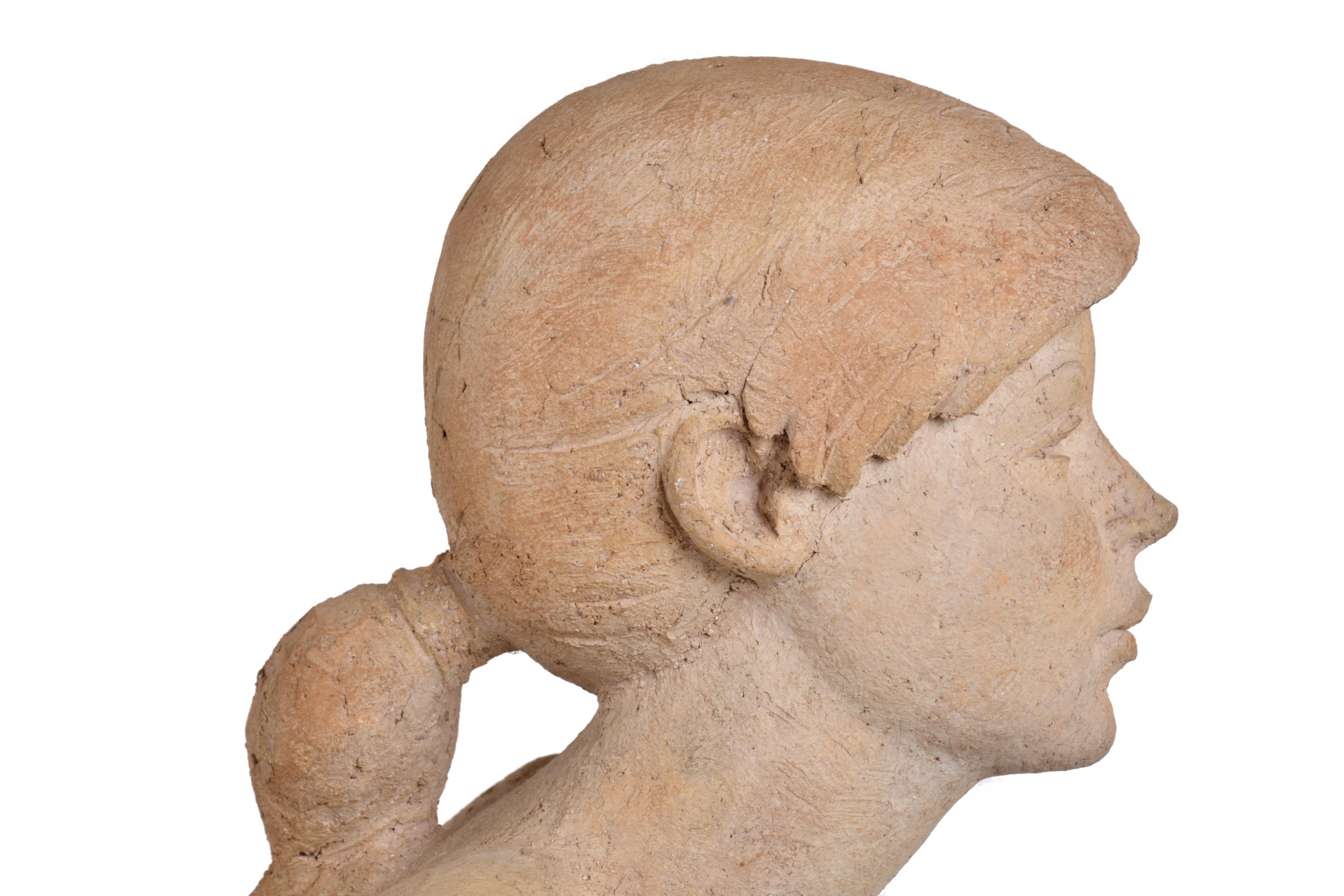 SALVADOR MAÑOSA (1945 - 2022). "Busto femenino". 