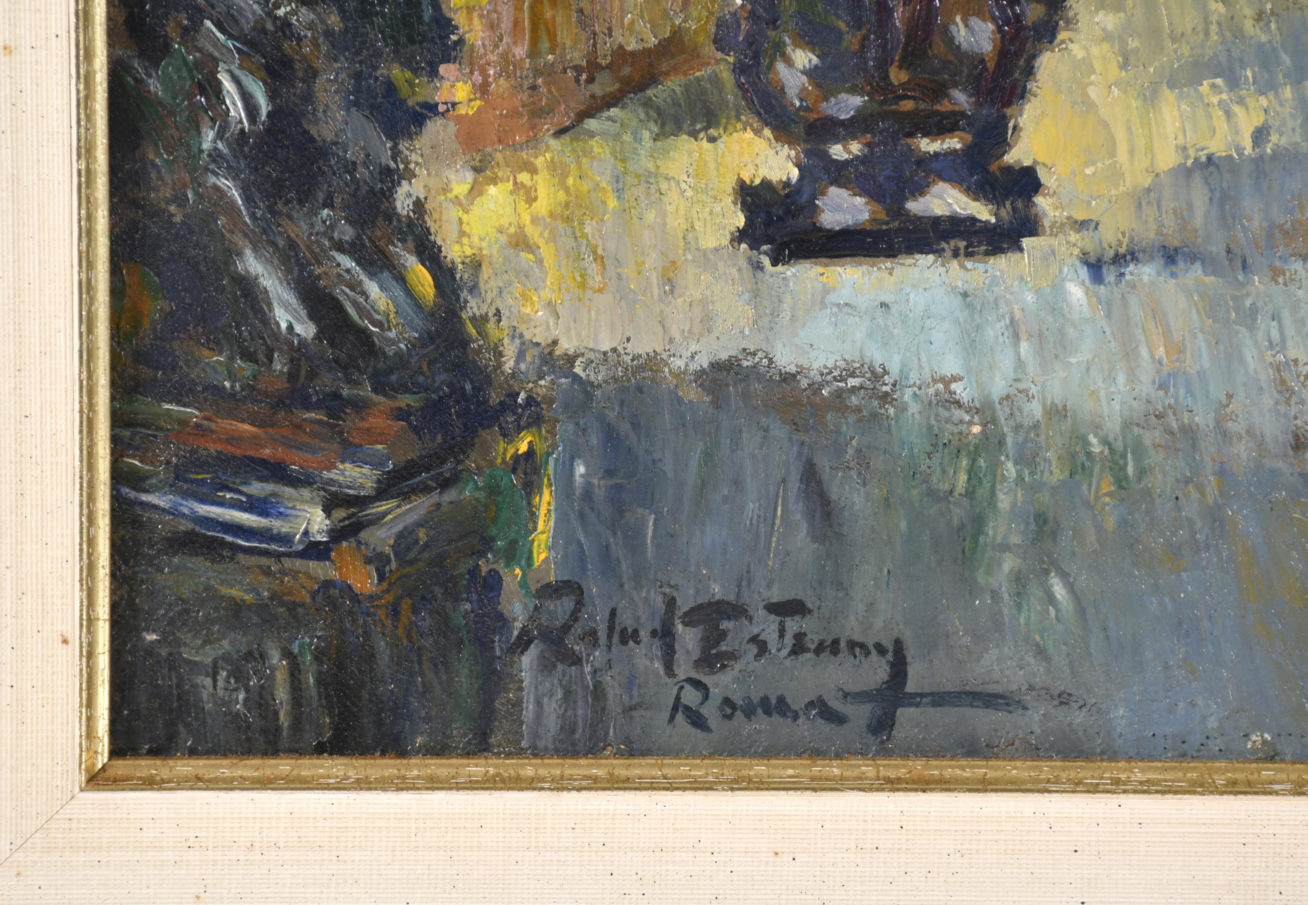 RAFAEL ESTRANY Y ROS (1884-1958). "Interior Biblioteca Apos