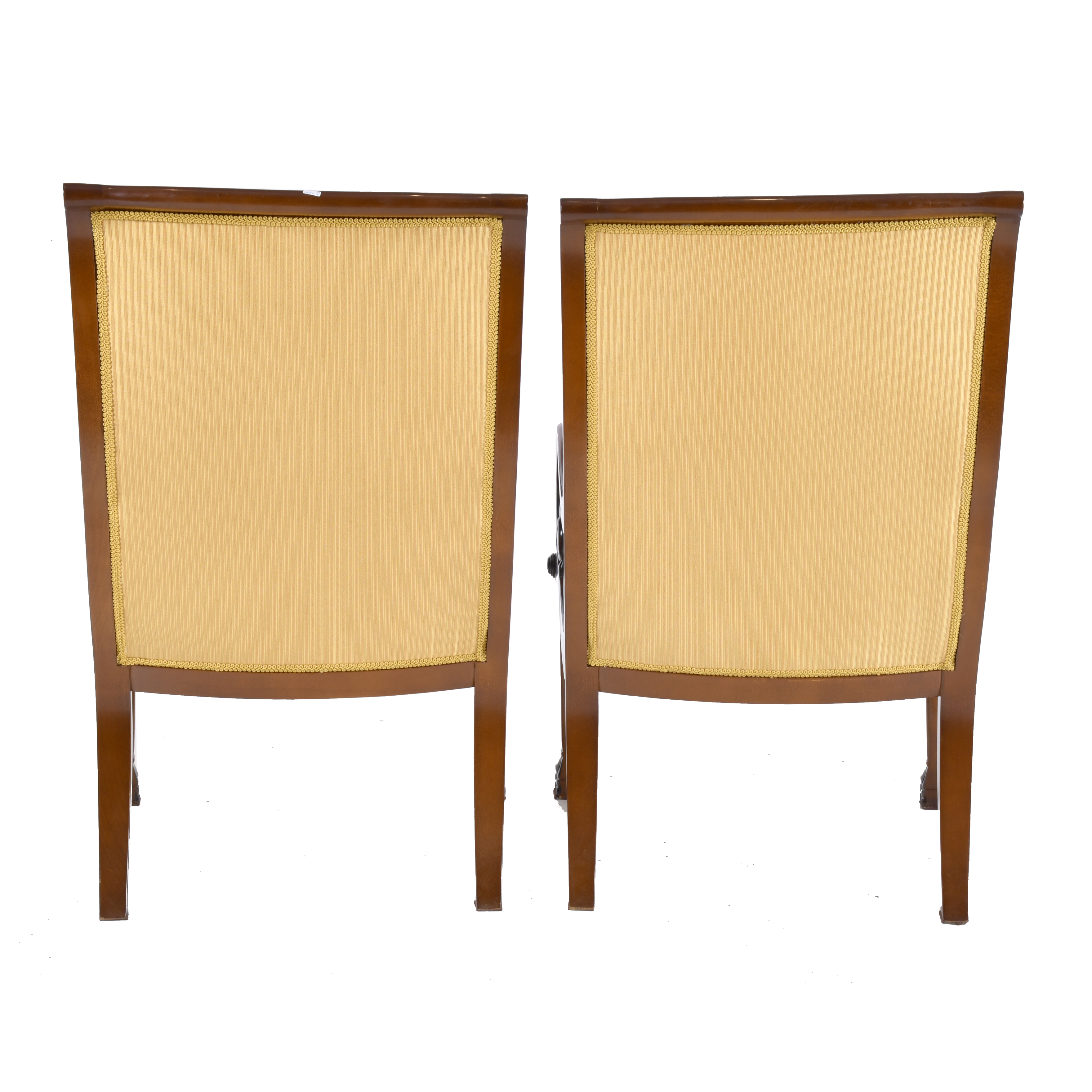 Pareja de butacas estilo Fernandino, siglo XX. 