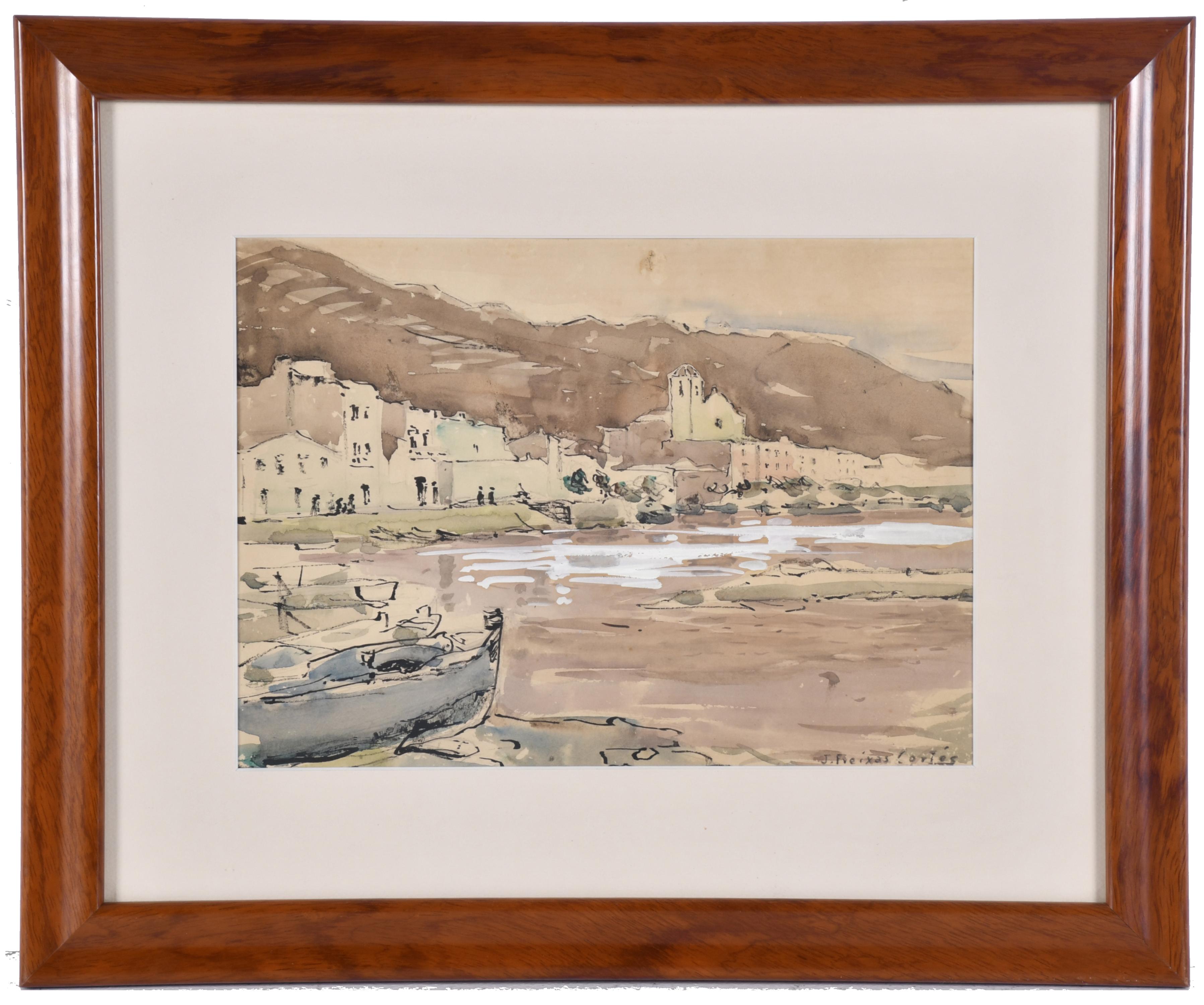 JORDI FREIXAS CORTES (1917-1984) "Cadaqués".
