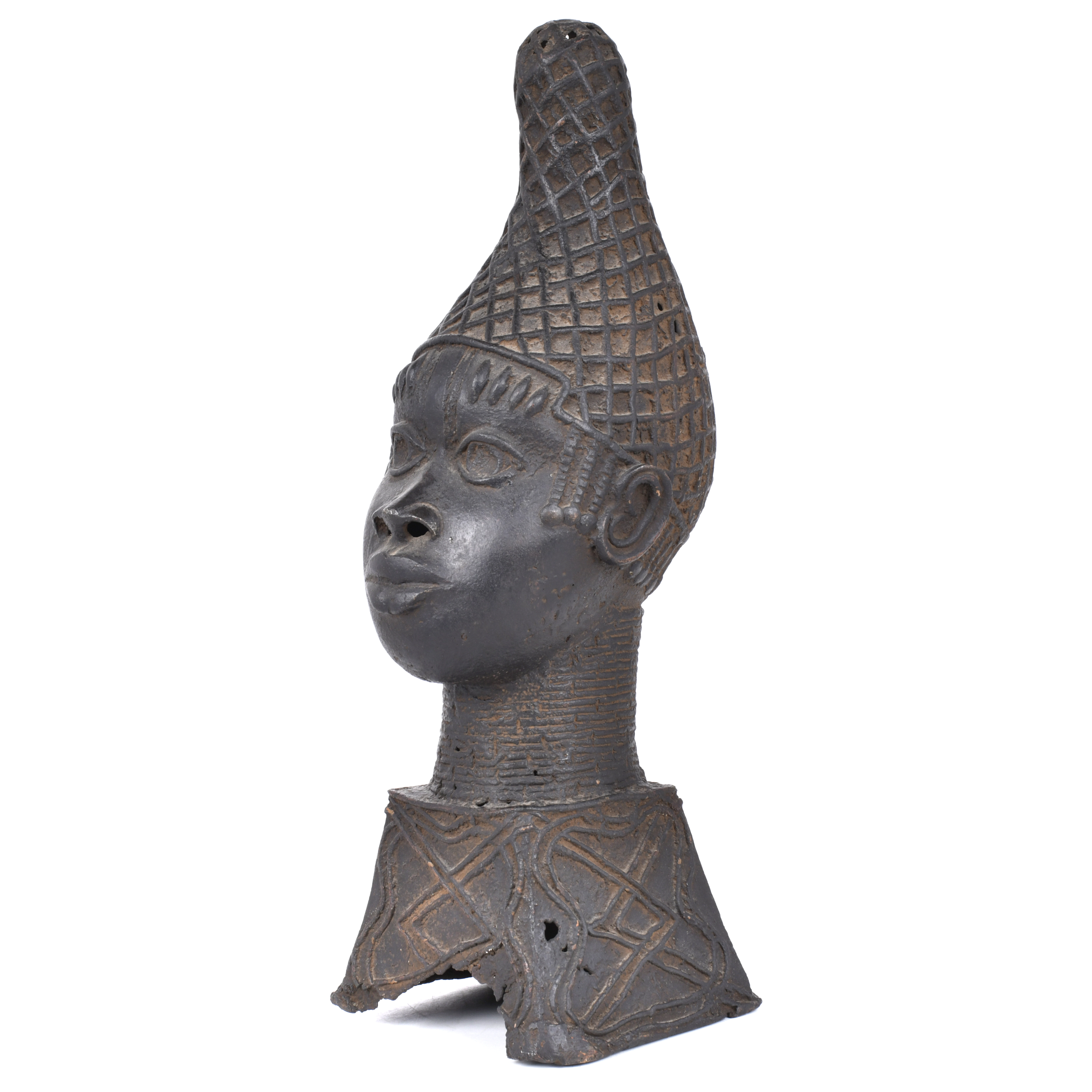 ESCUELA AFRICANA, SIGLO XX.   Cabeza de una Reina Madre, Ni