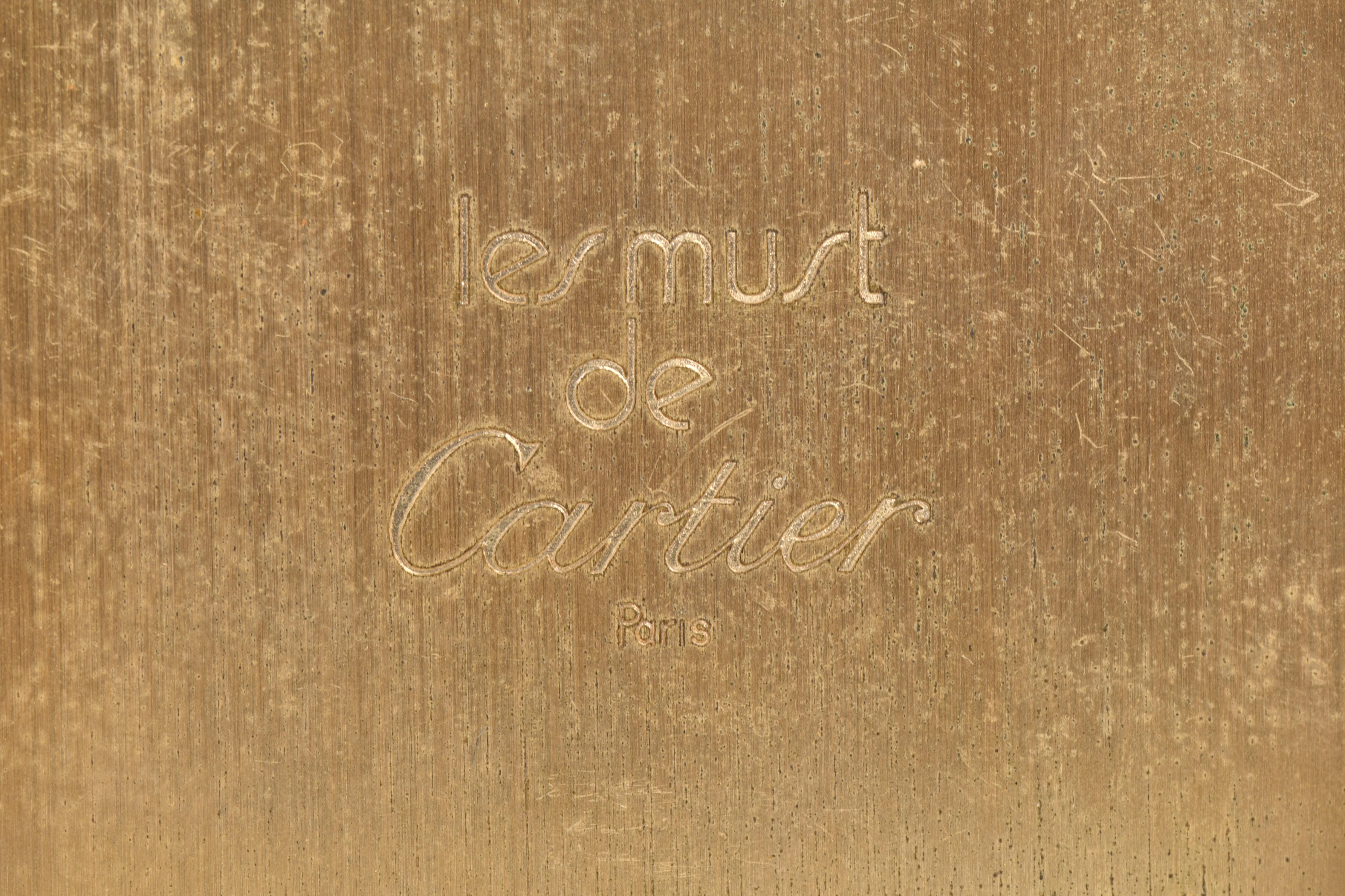 CARTIER. Portafotos modelo "Les Must". 