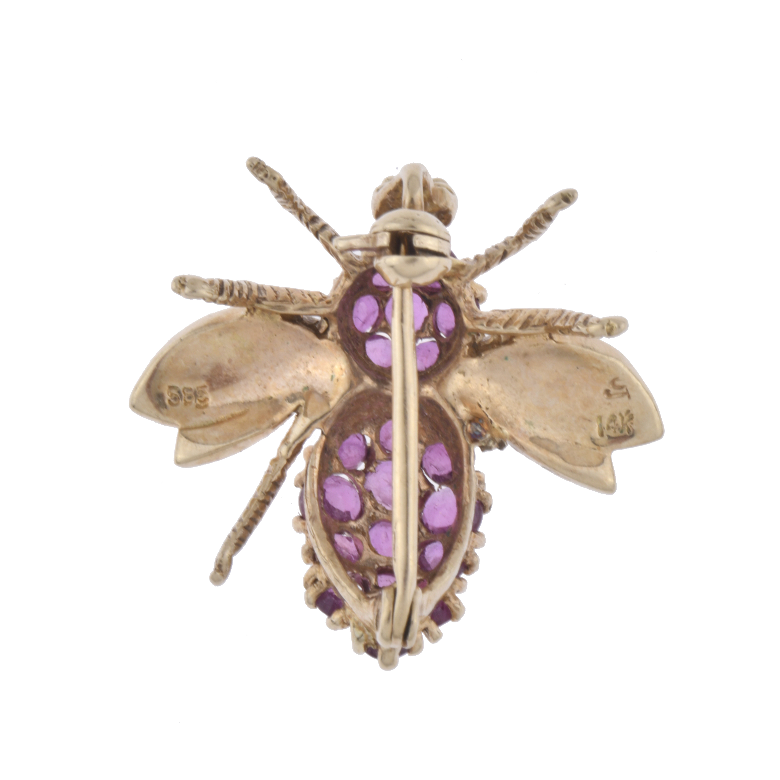 Broche en forma de abeja.