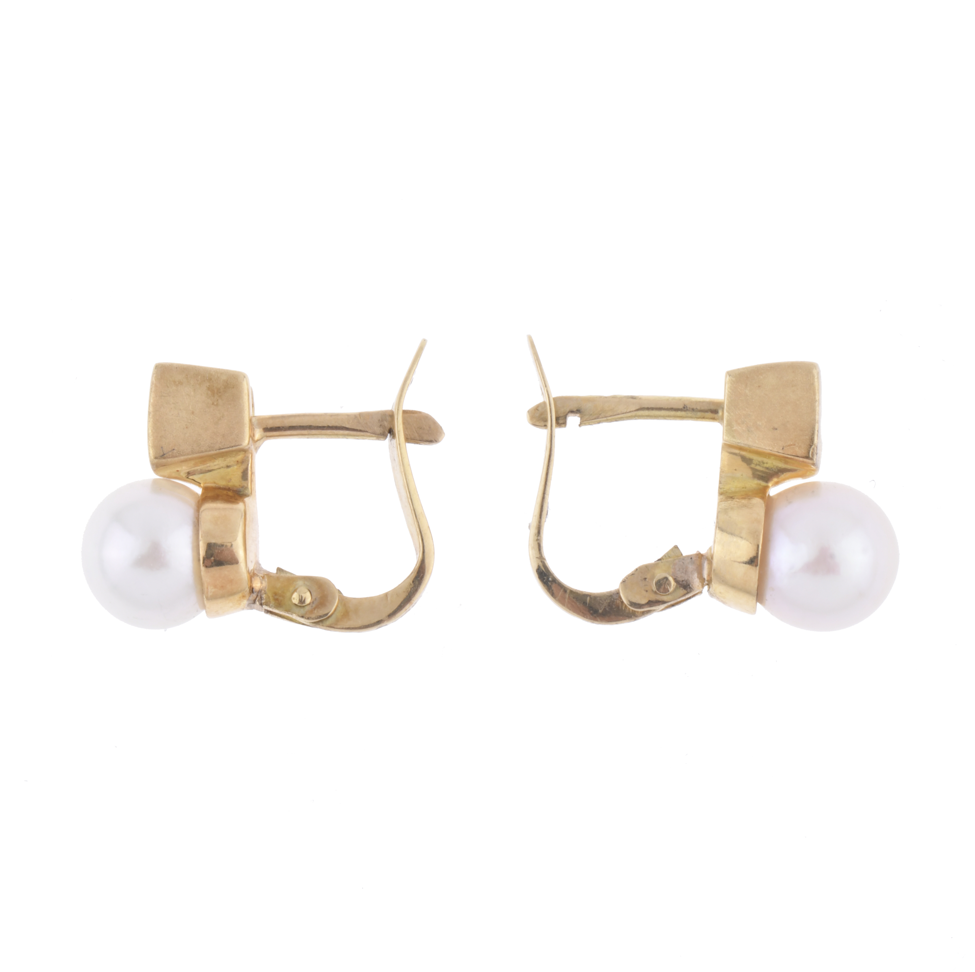Pendientes tu y yo, perla y diamante