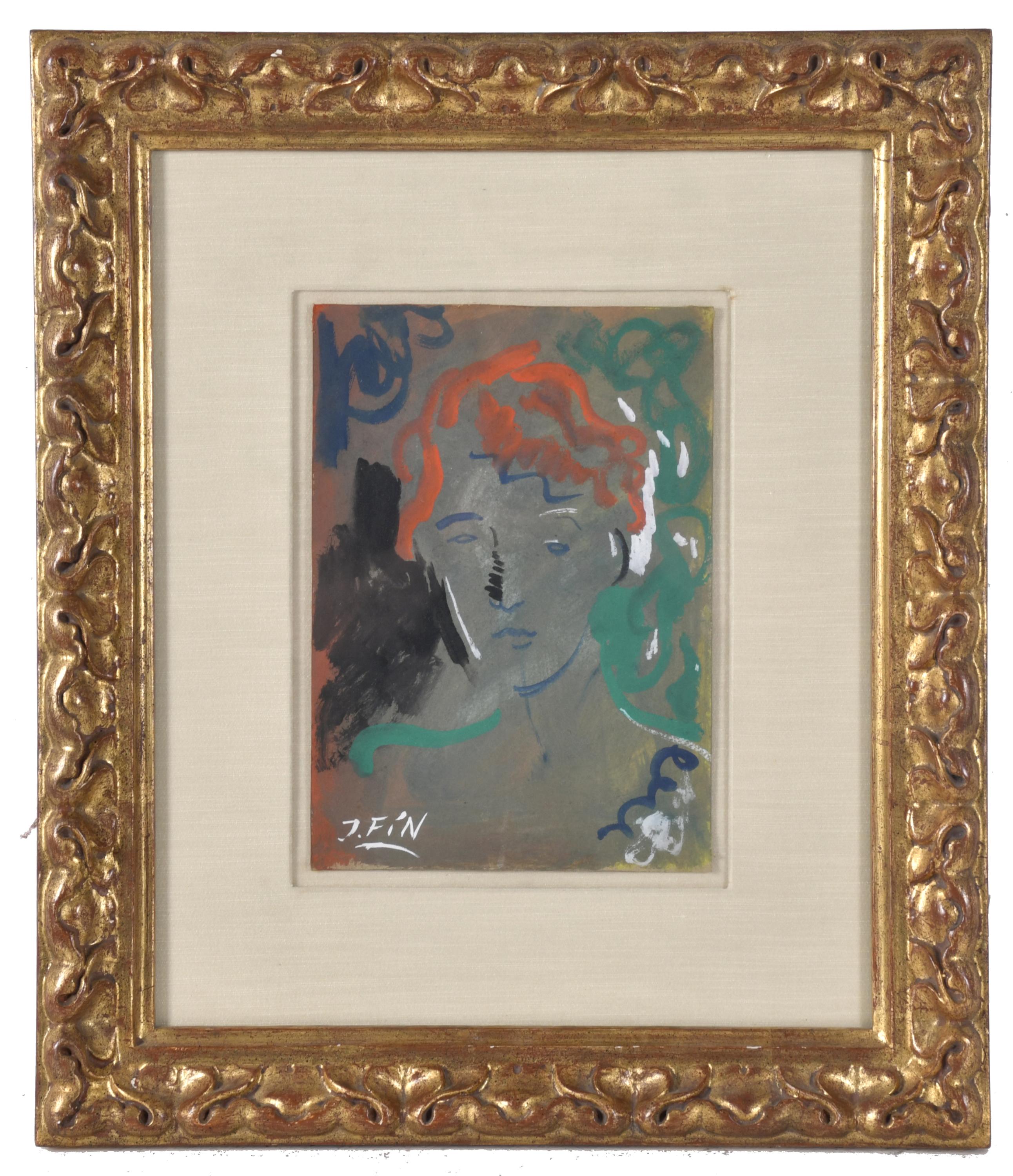 JOSE VILATO RUIZ, "FIN" (1916-1969).  "Retrato femenino".