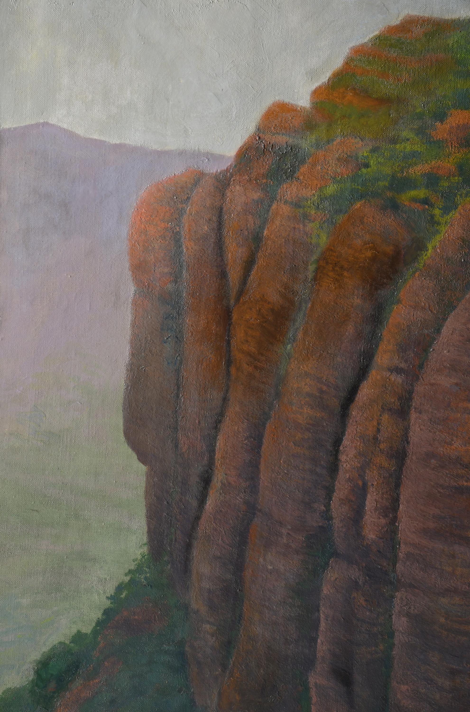 ESCUELA ESPAÑOLA, SIGLO XX. "Montserrat".