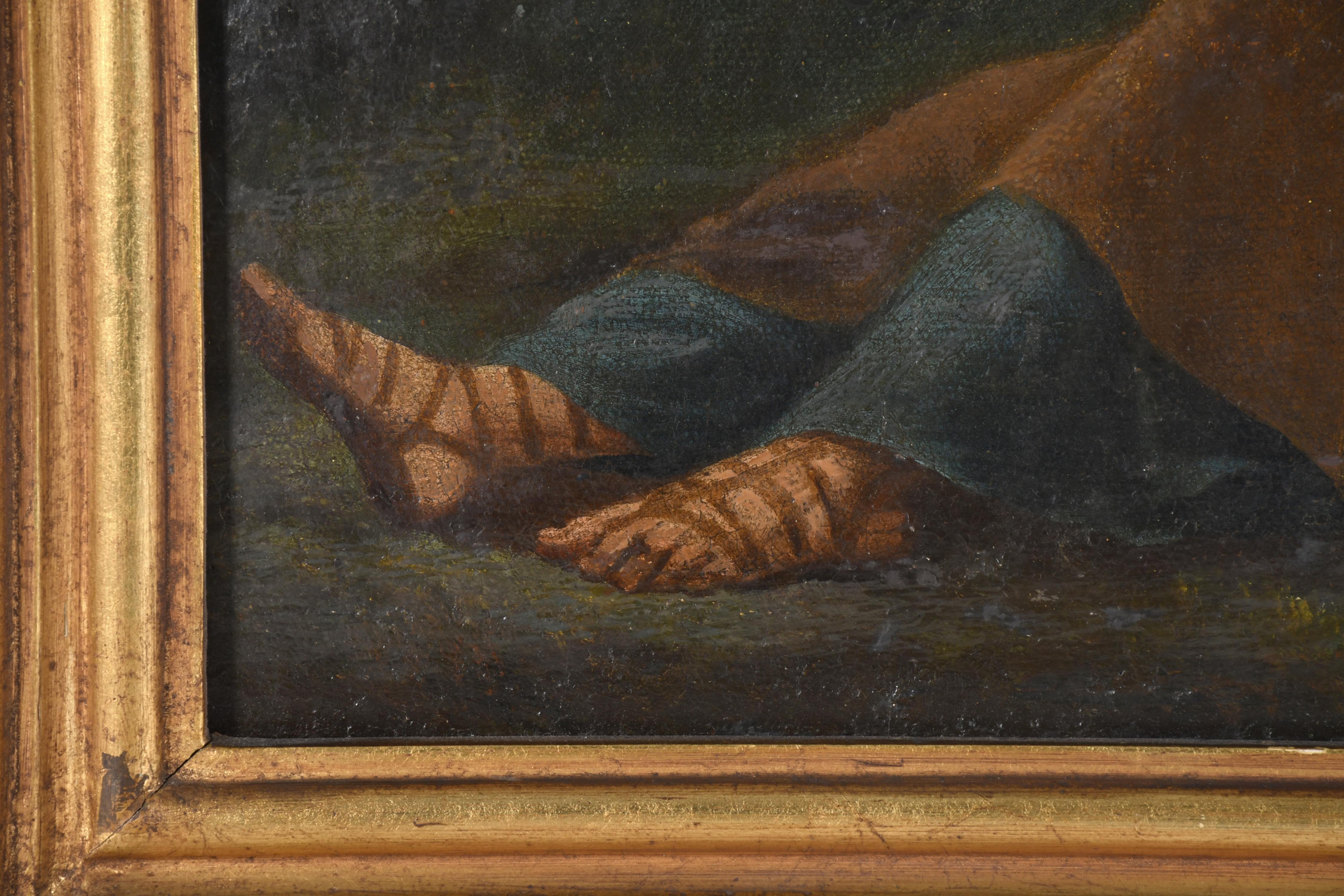 ESCUELA ESPAÑOLA, SIGLO XVIII. "El sueño de San José".