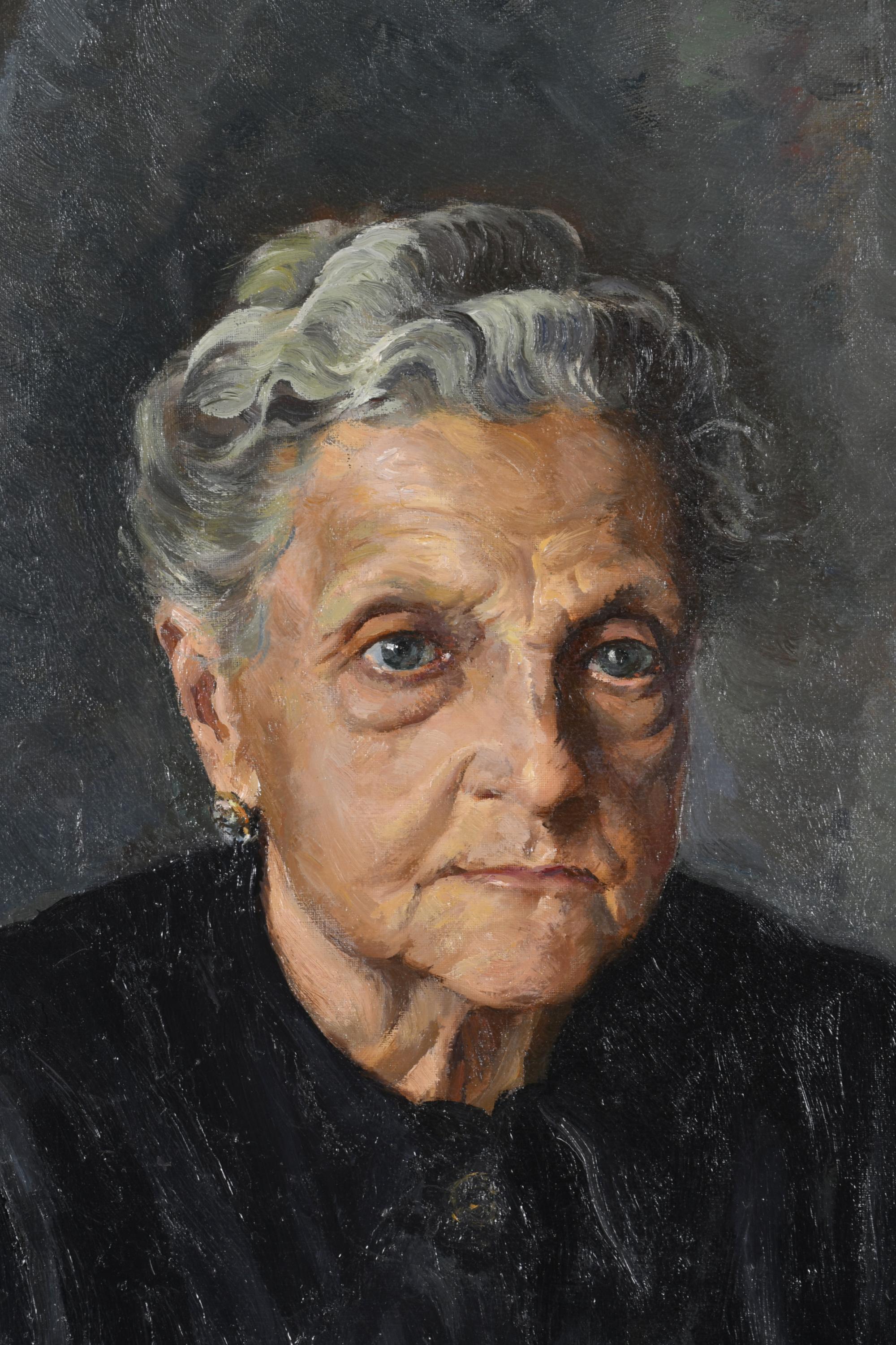 ALBERT RÀFOLS CULLARÉS (1892-1986).  "Retrato señora", 1944.