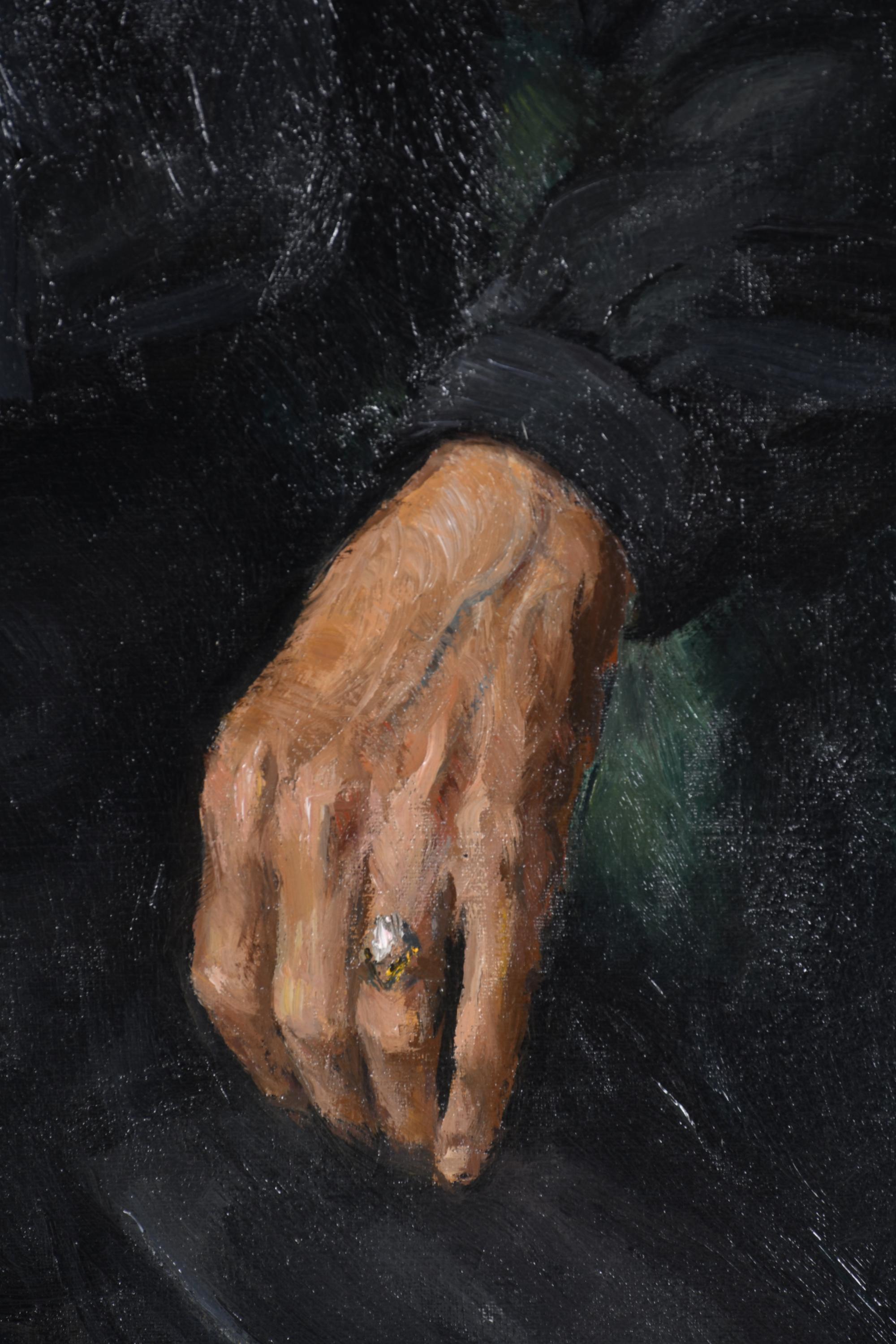 ALBERT RÀFOLS CULLARÉS (1892-1986).  "Retrato señora", 1944.