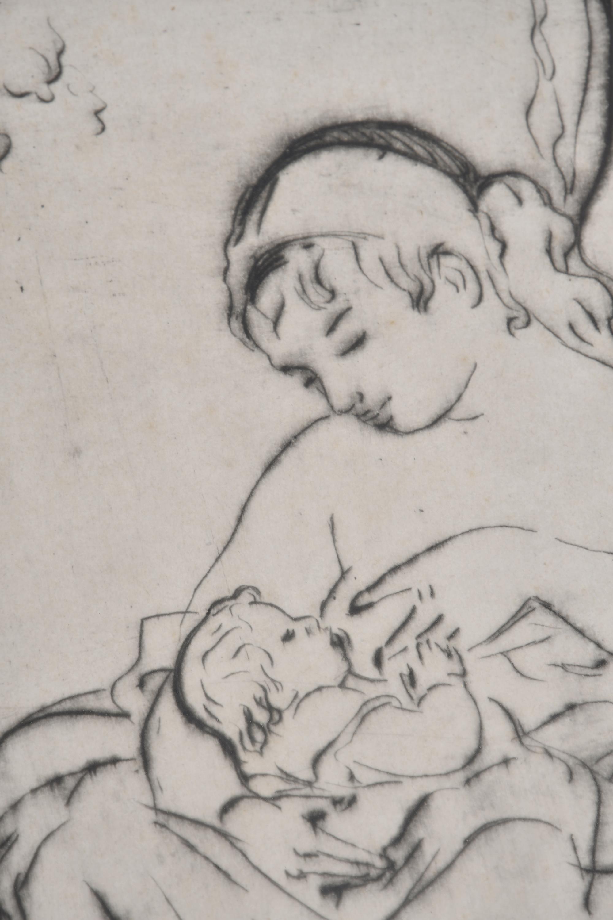 PERE CREIXAMS PICO (1893-1965). "Maternidad".