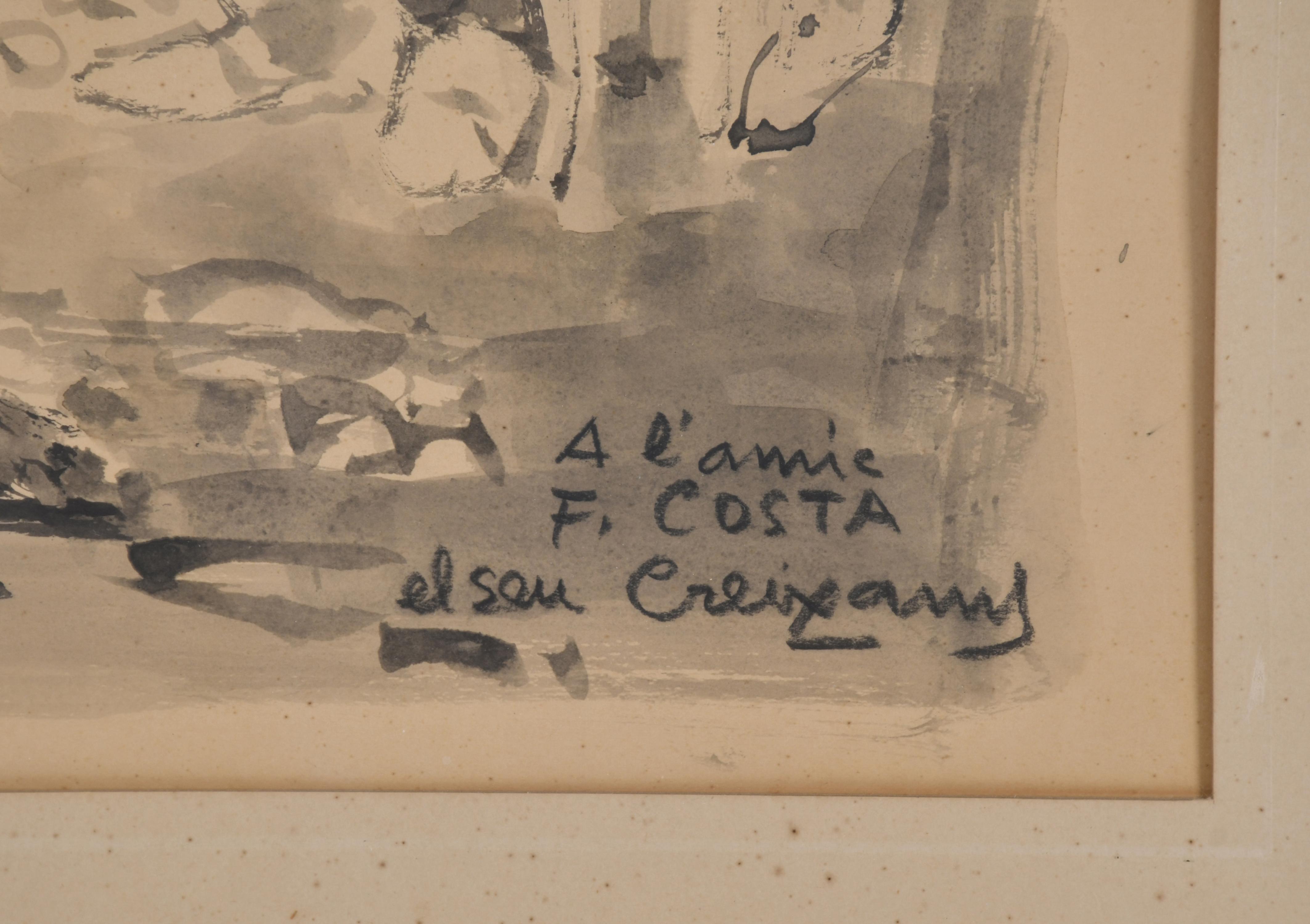 PERE CREIXAMS PICO (1893-1965). "Personajes".