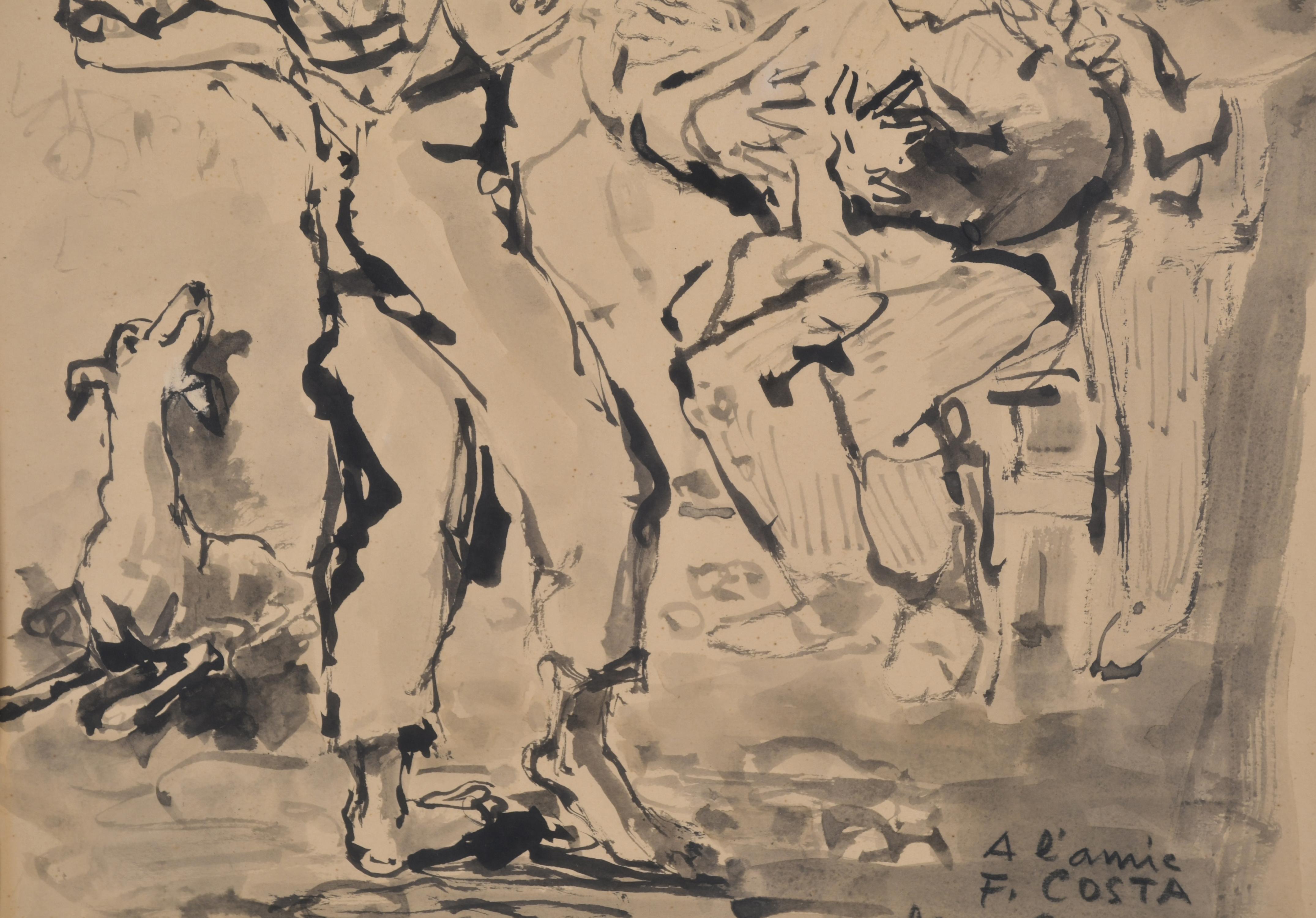 PERE CREIXAMS PICO (1893-1965). "Personajes".