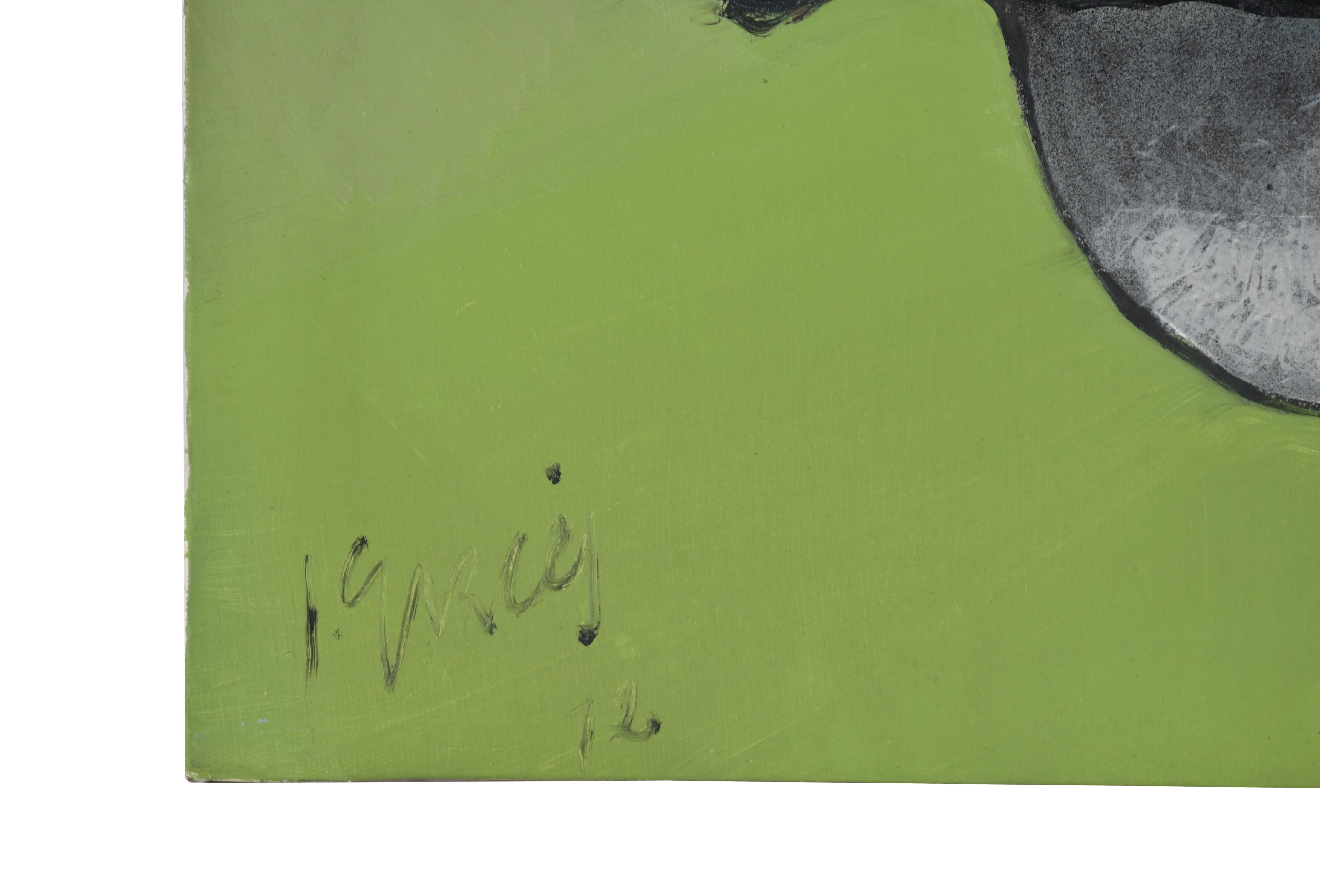  JUAN GARCÉS ESPINOSA (1935-2014).  "Figura con flor", 1972.