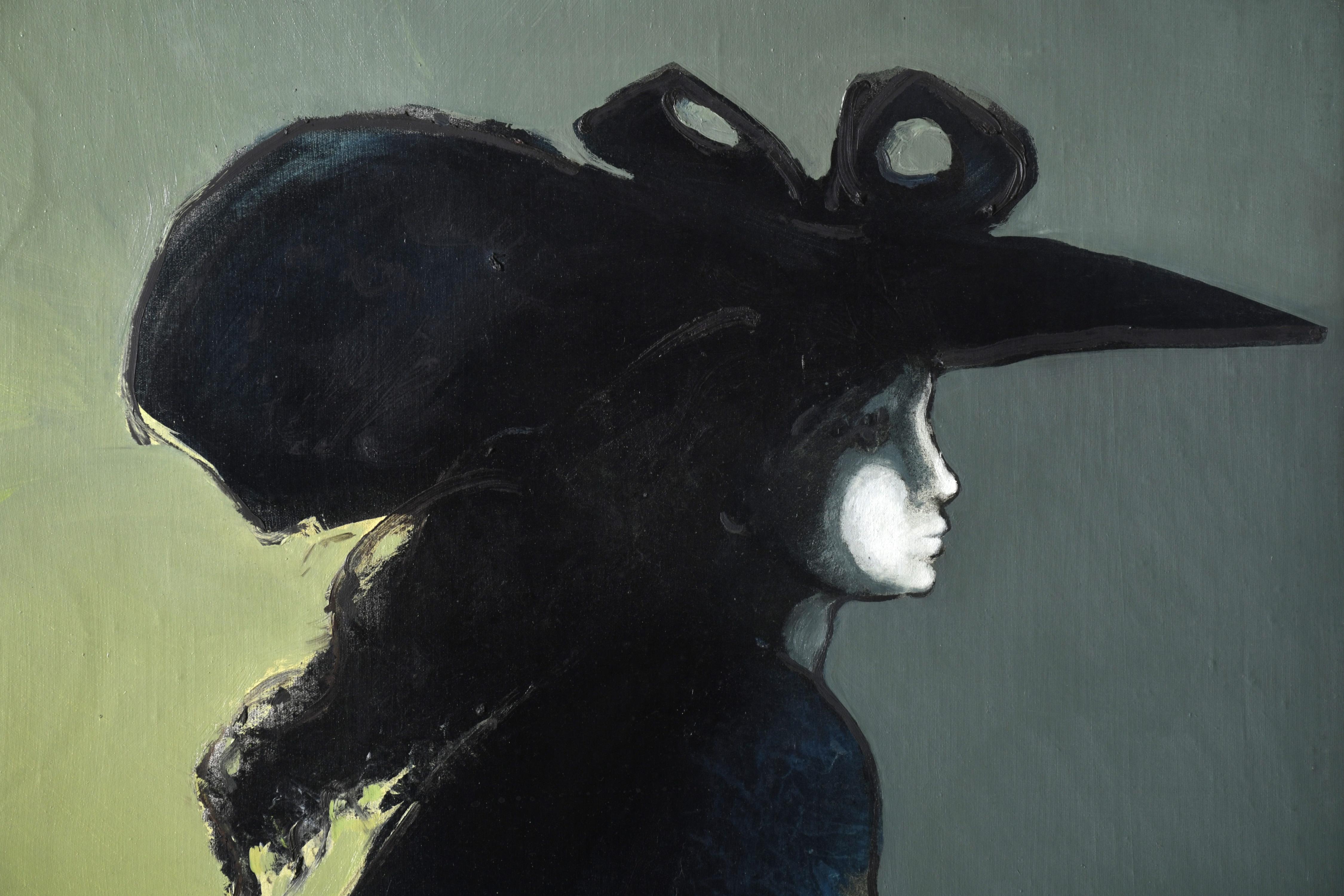  JUAN GARCÉS ESPINOSA (1935-2014).  "Figura con flor", 1972.