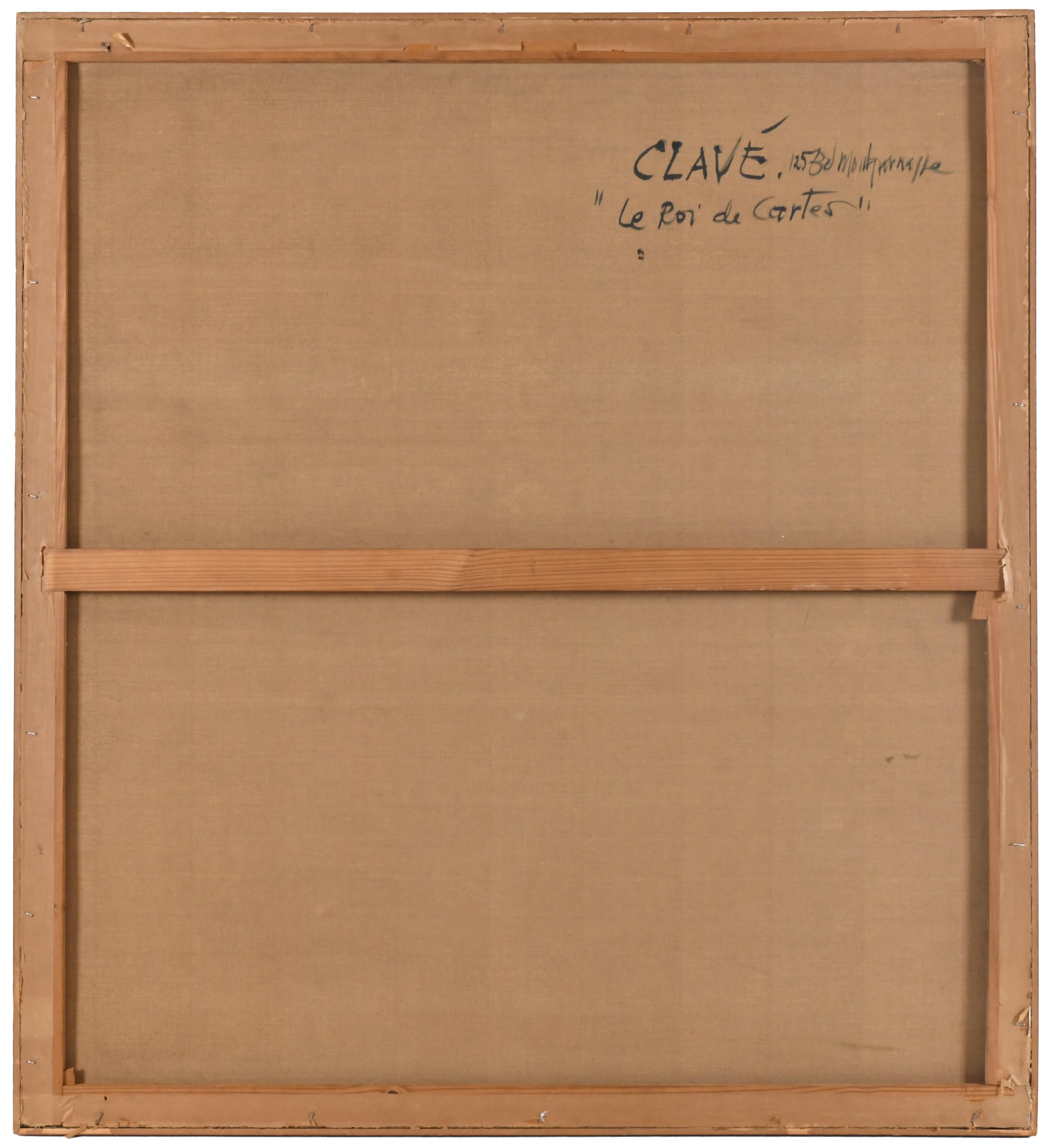 ANTONI CLAVÉ (1913-2005) "Le Roi de cartes", 1952.
