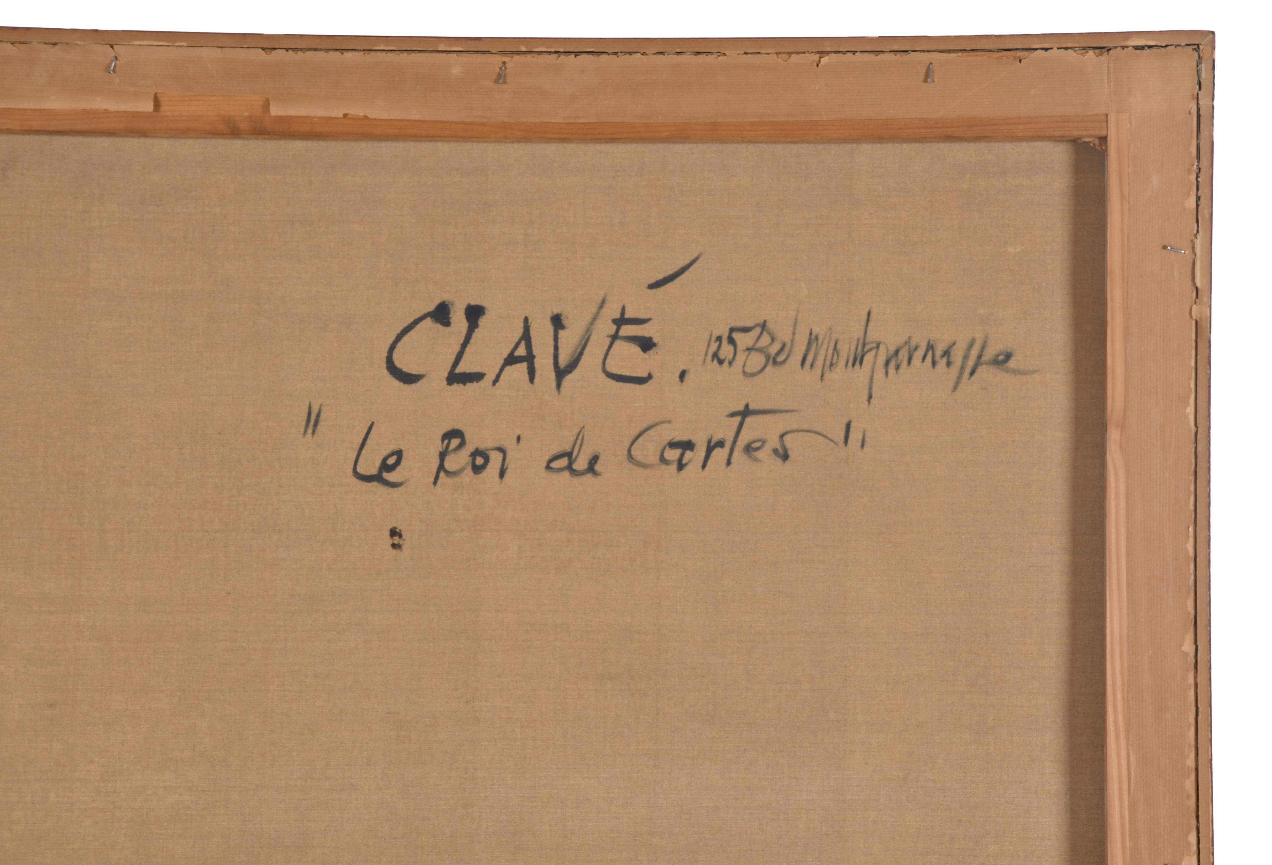 ANTONI CLAVÉ (1913-2005) "Le Roi de cartes", 1952.