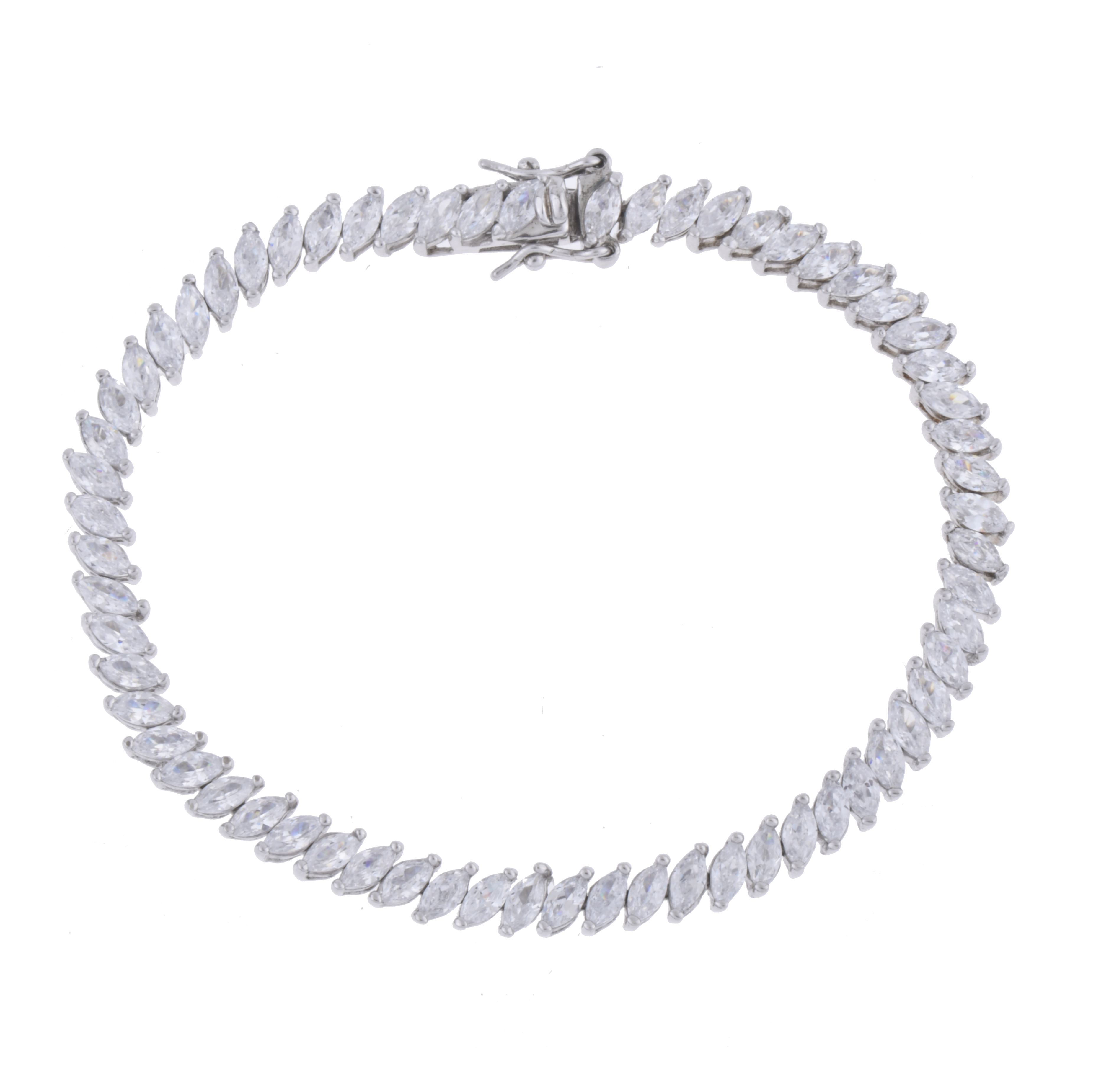 Pulsera rivière con circonitas.