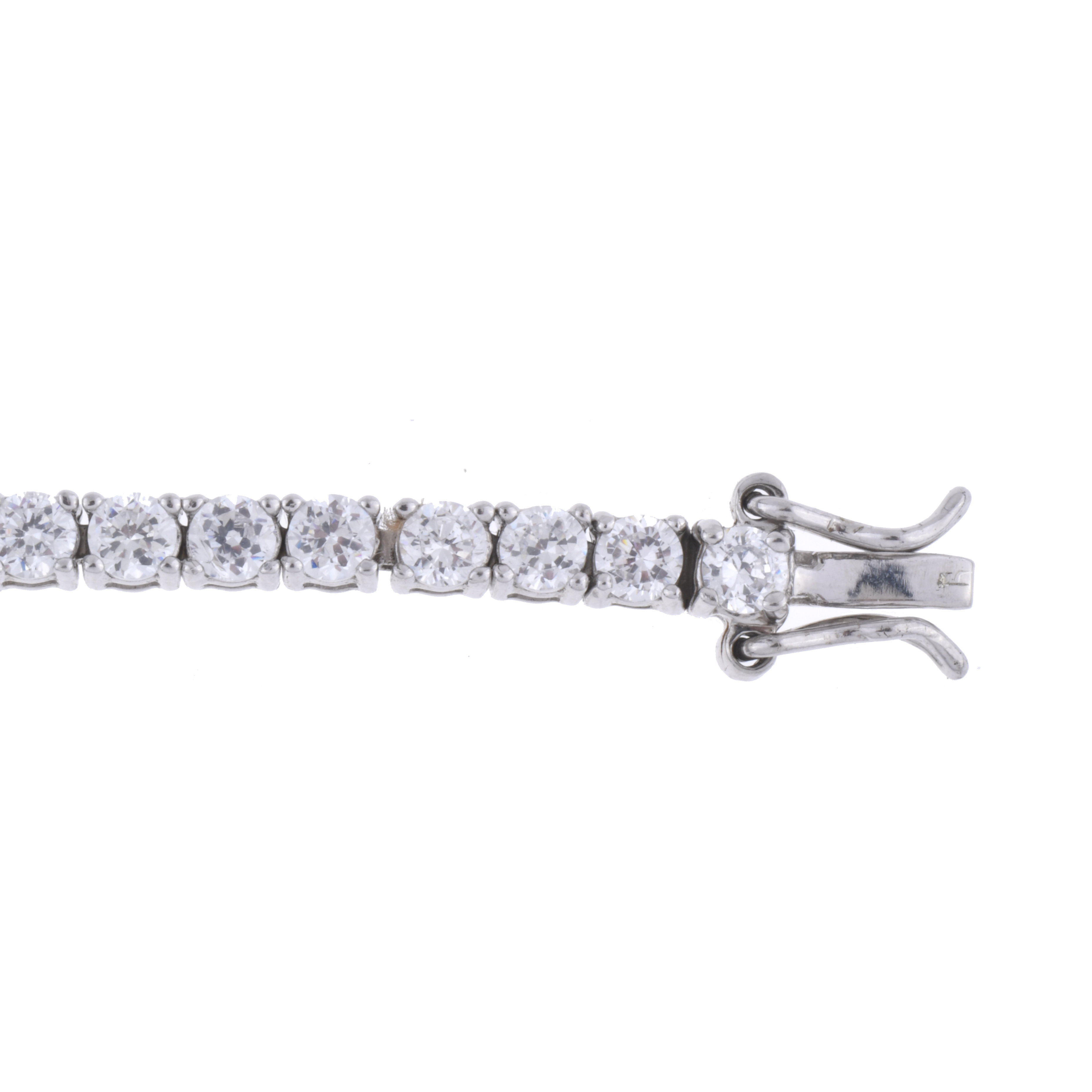 Pulsera riviére con circonitas.