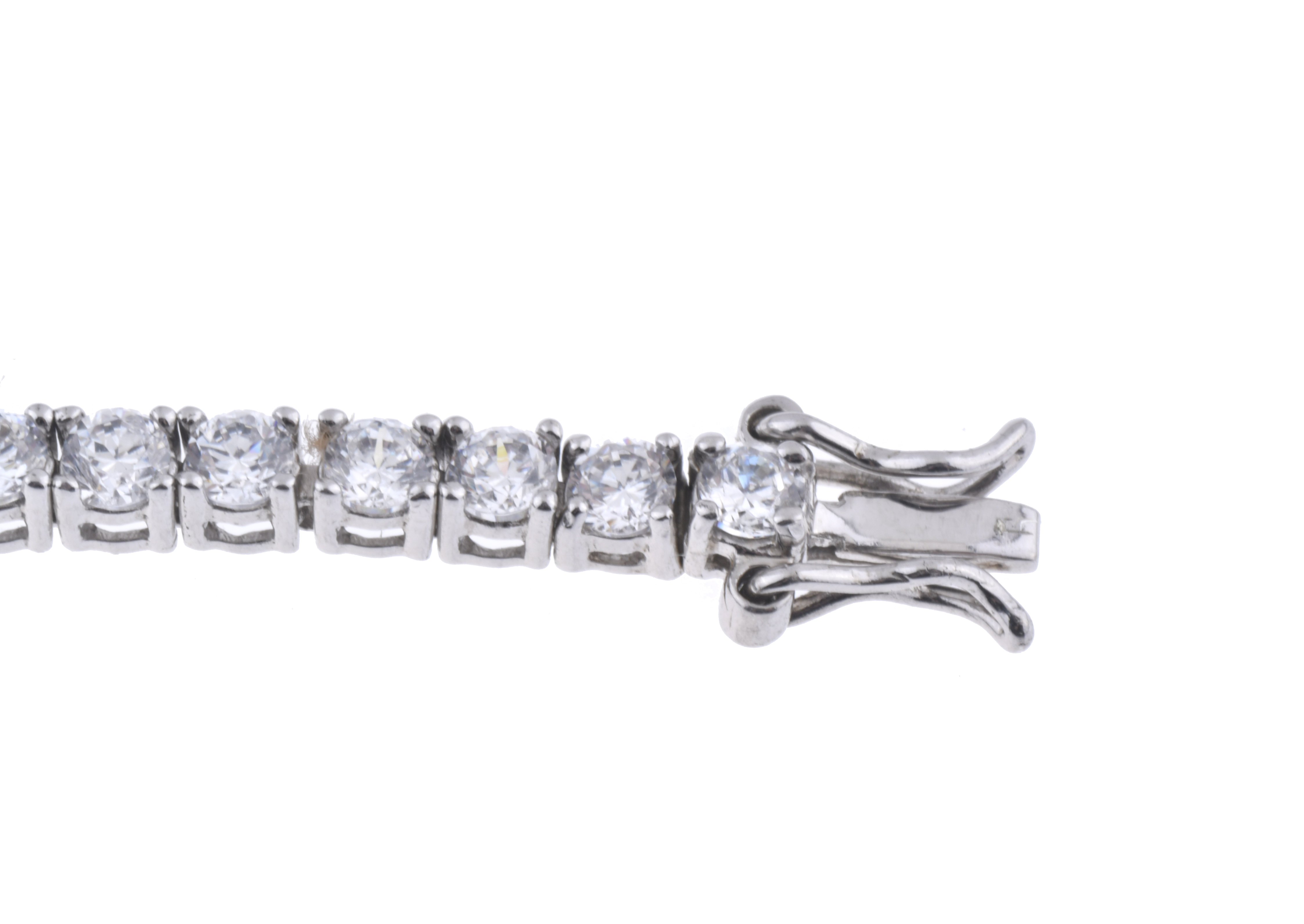 Pulsera riviére con circonitas.