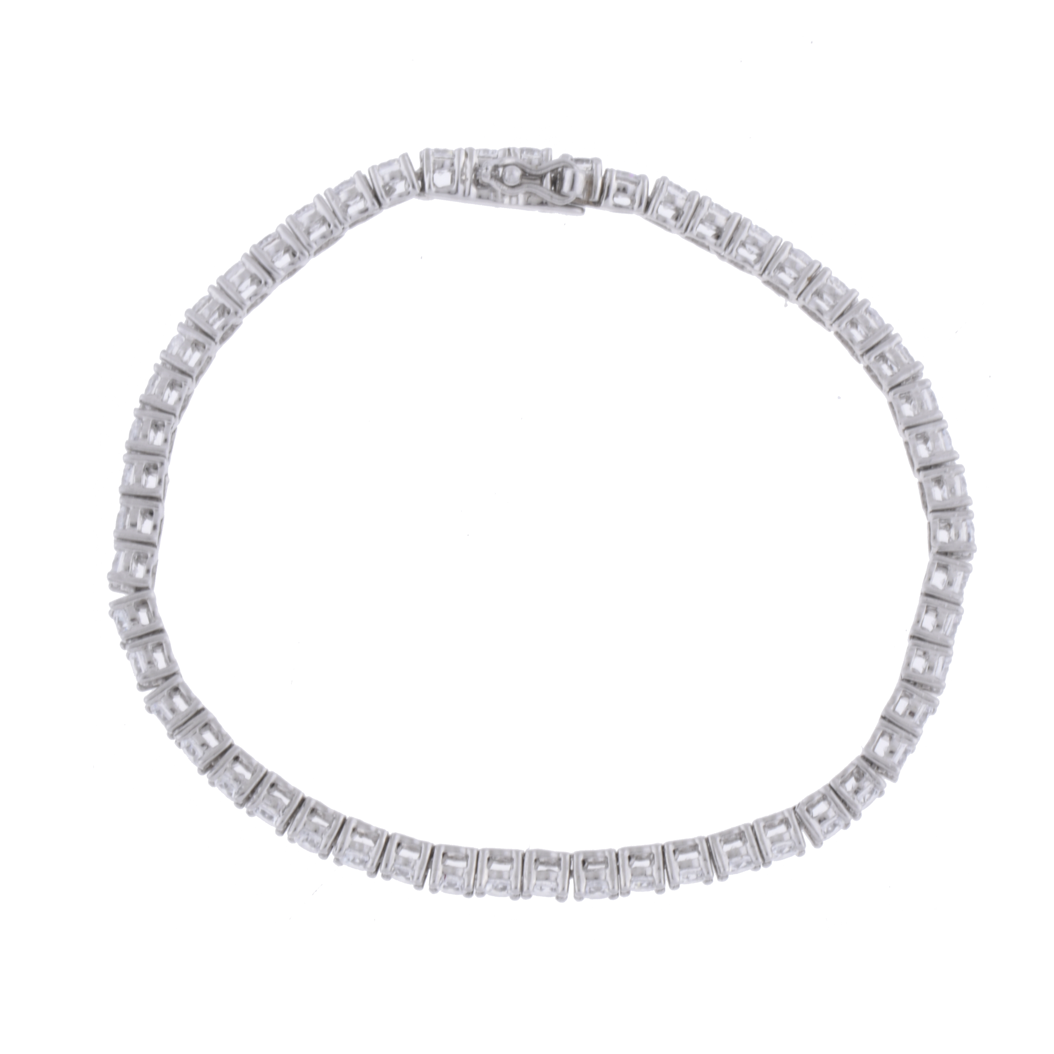 Pulsera riviére con circonitas.