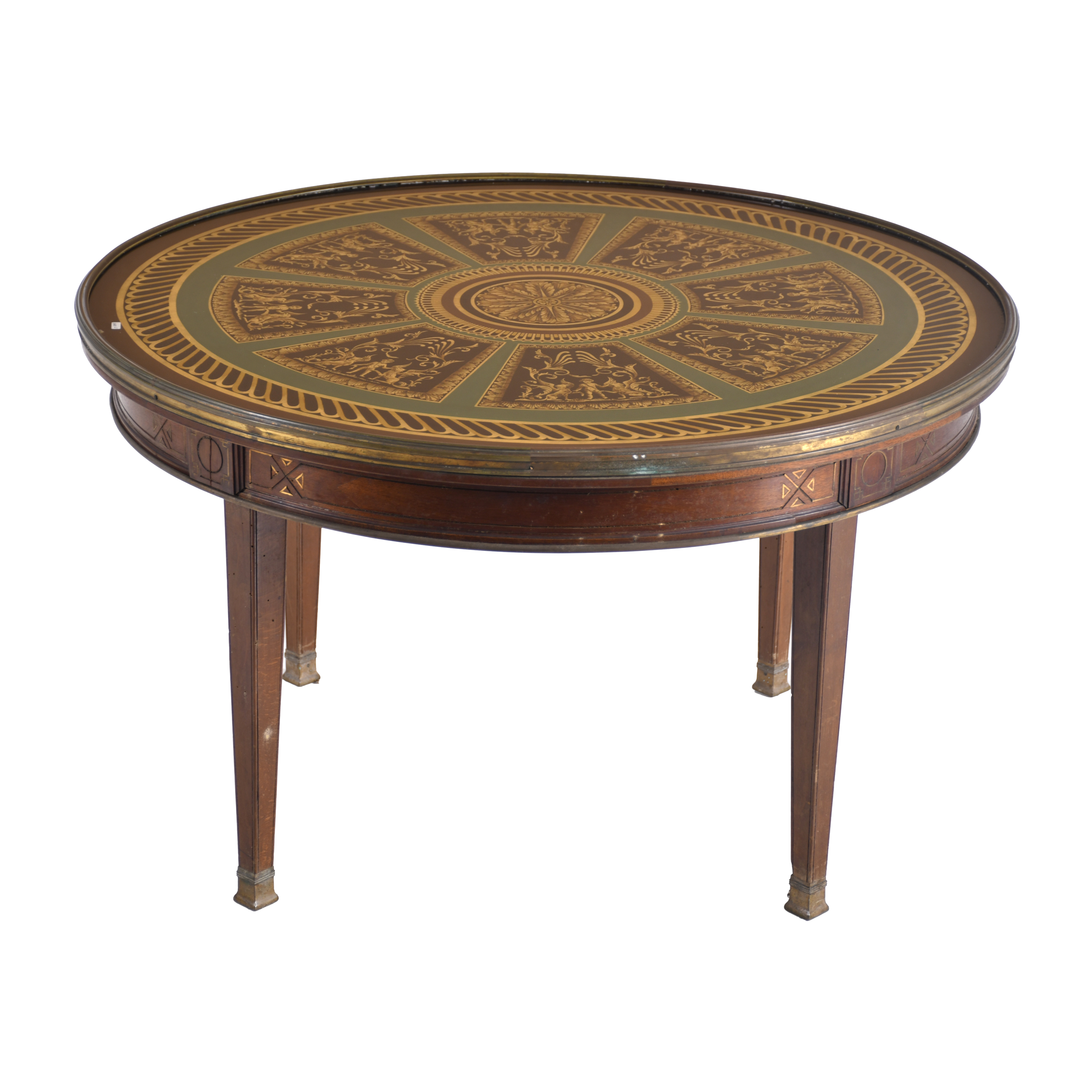 SIGUIENDO MODELOS DE JEAN BÉRAIN (1640 - 1711). Mesa de cen