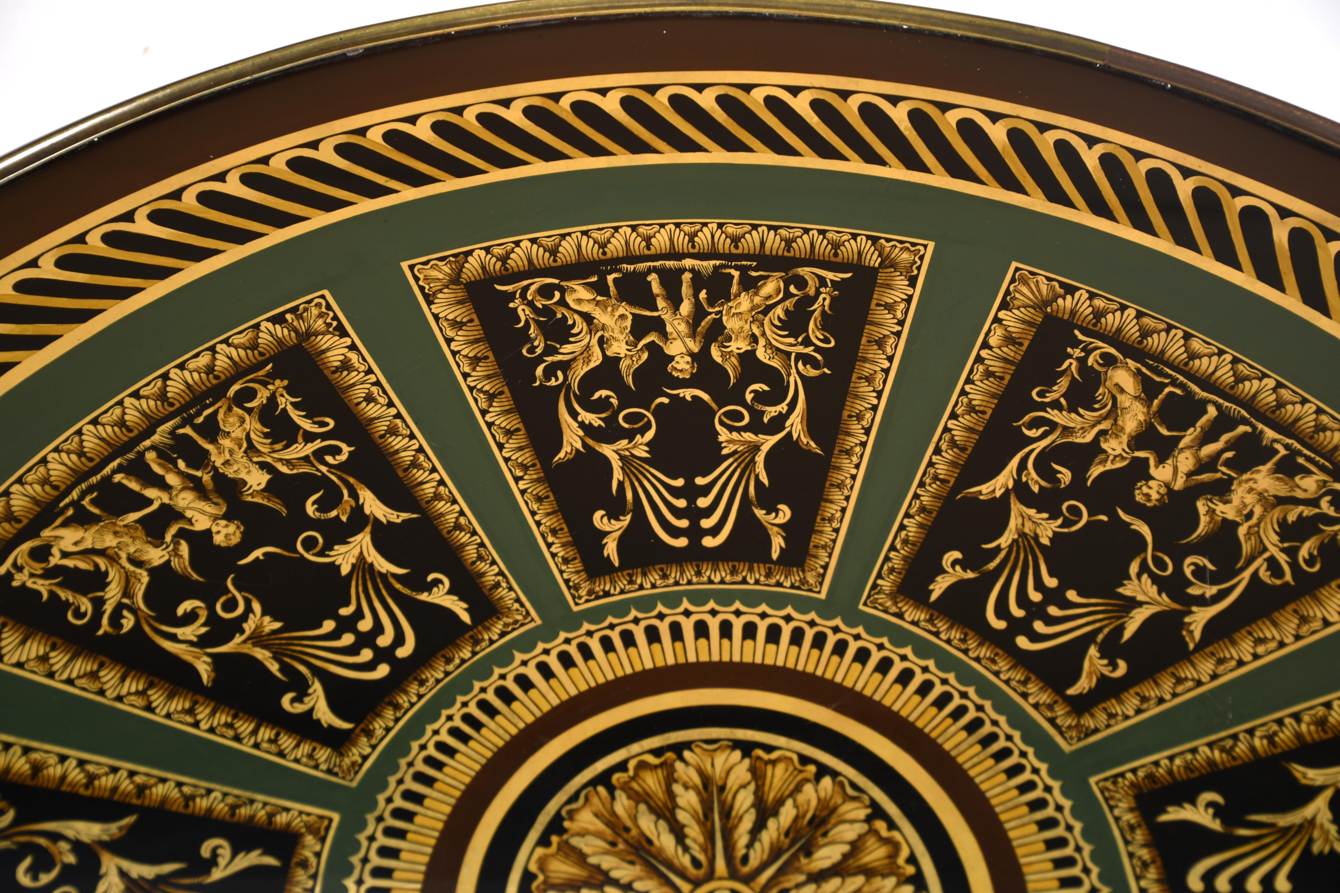 SIGUIENDO MODELOS DE JEAN BÉRAIN (1640 - 1711). Mesa de cen