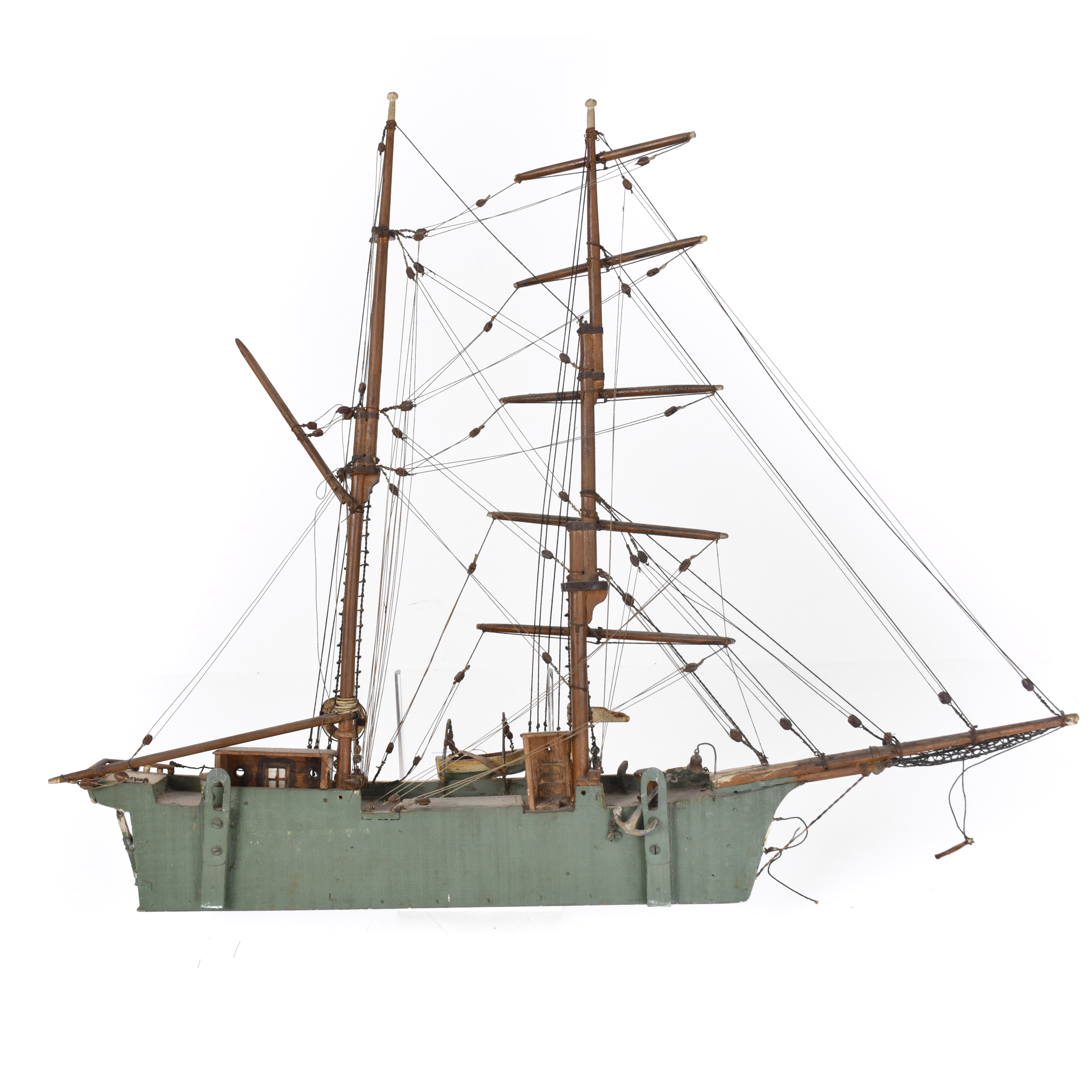 Maqueta de barco de pared, siglo XX. 