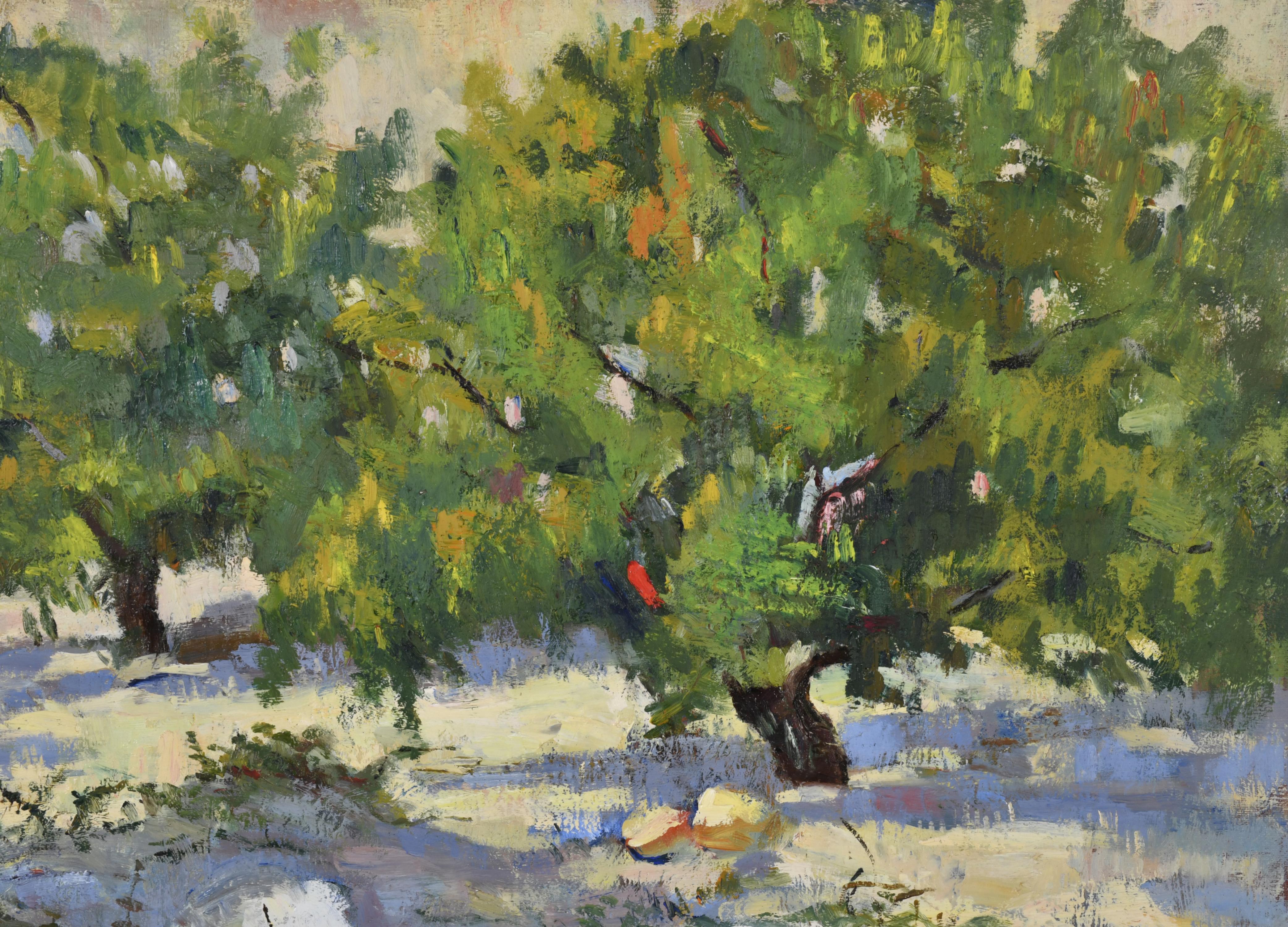 EMILIA TORRES (1916-?) "Campo de Olivos".