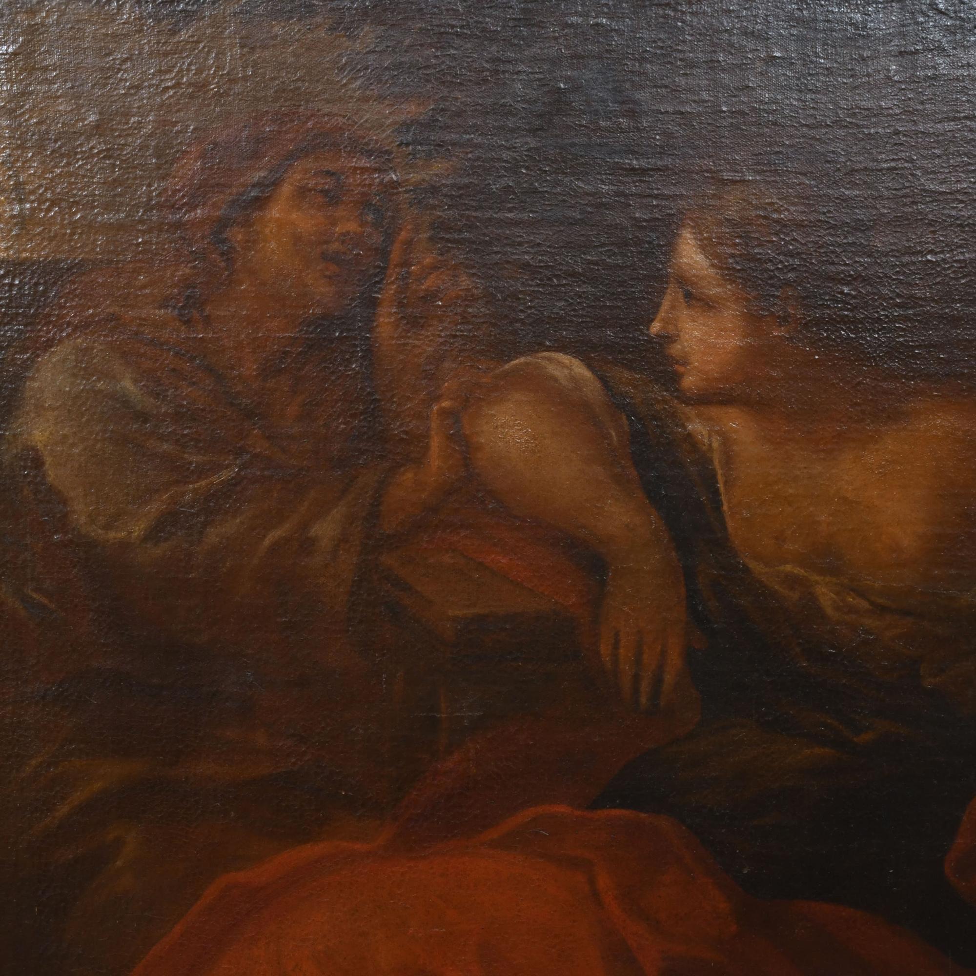 ESCUELA ESPAÑOLA, SIGLO XVIII. "Vertumno y Pomona".