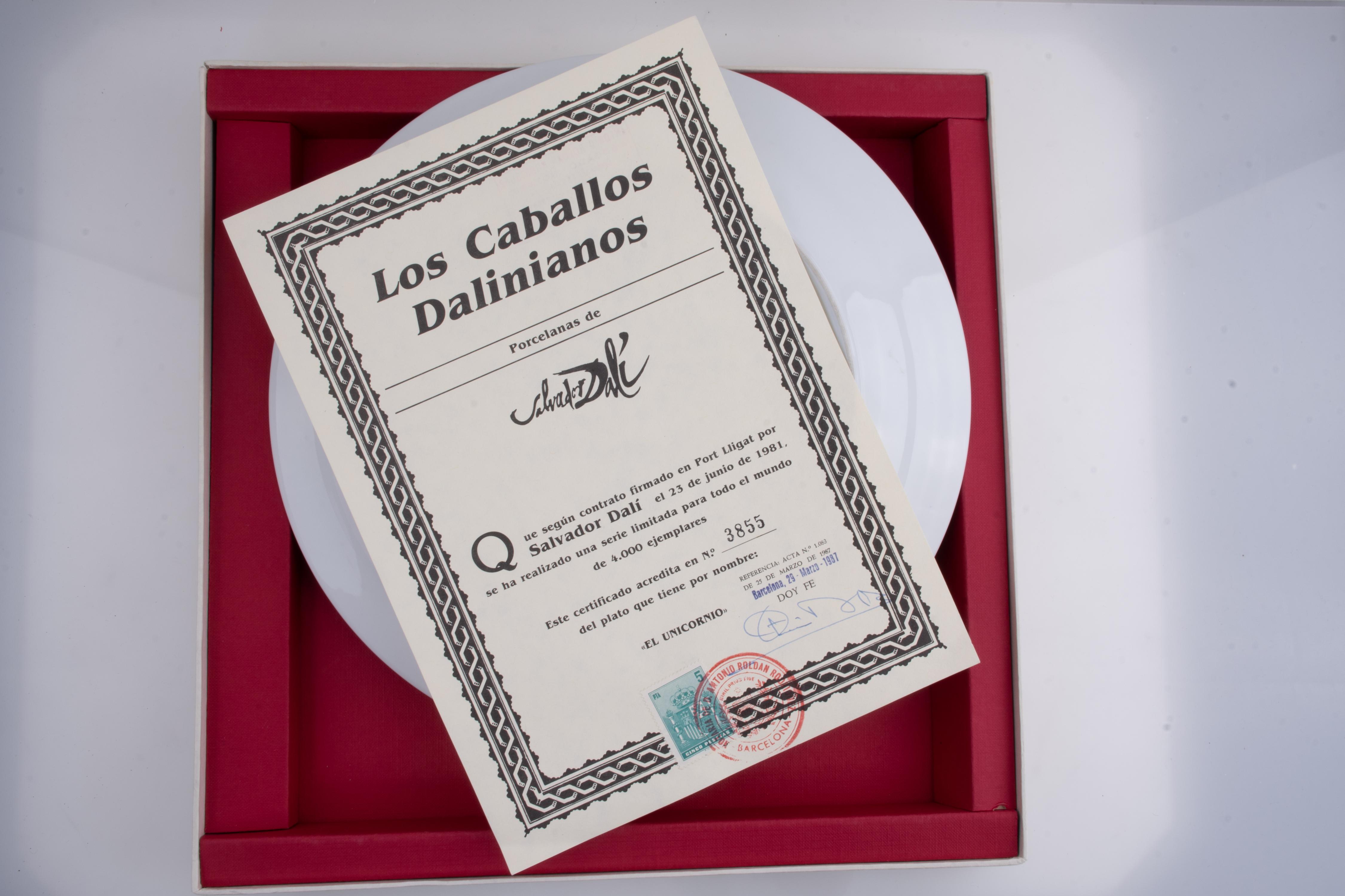 SALVADOR DALÍ I DOMÈNECH (1904-1989). Conjunto de cuatro pl