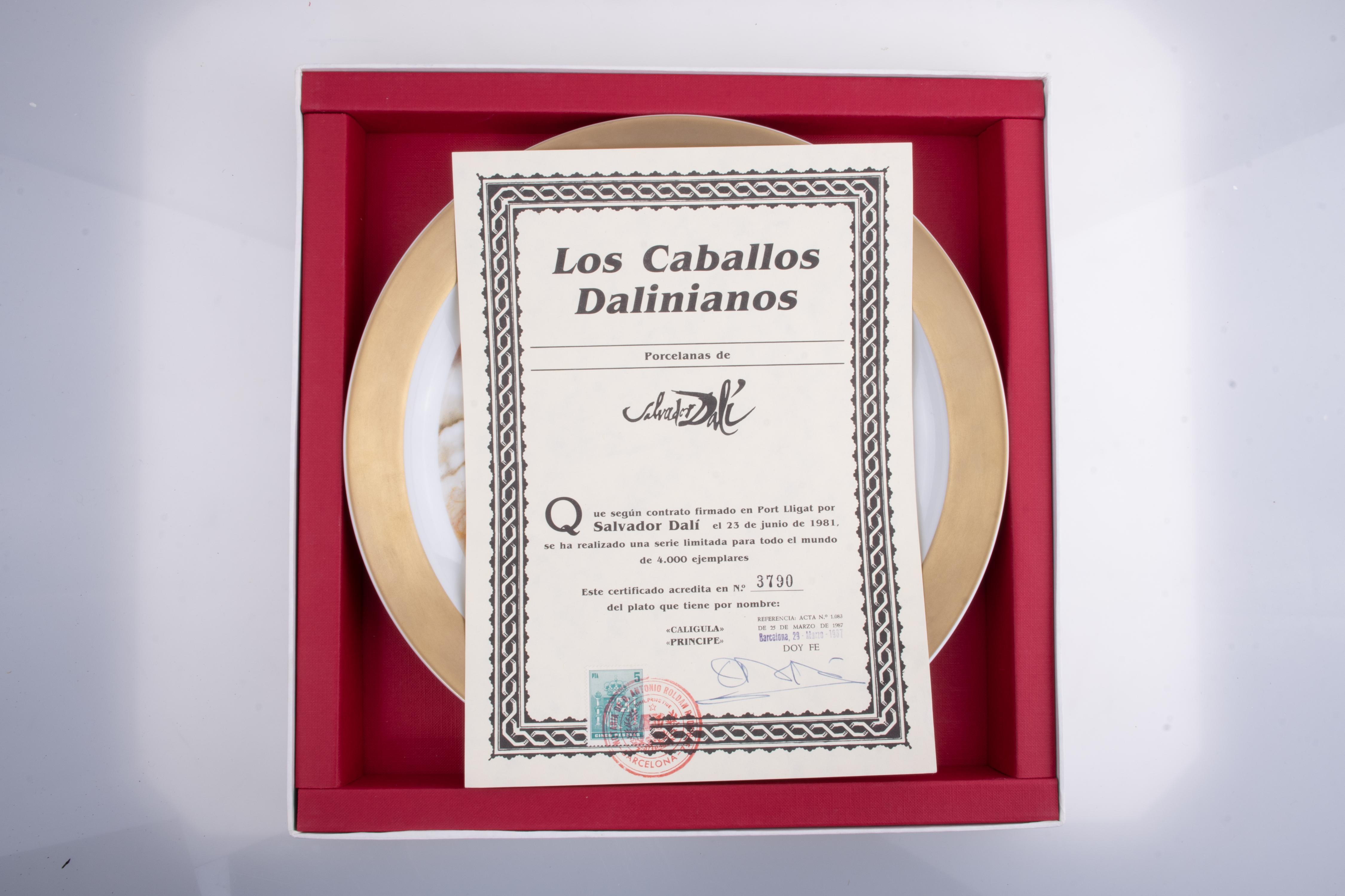 SALVADOR DALÍ I DOMÈNECH (1904-1989). Conjunto de cuatro pl