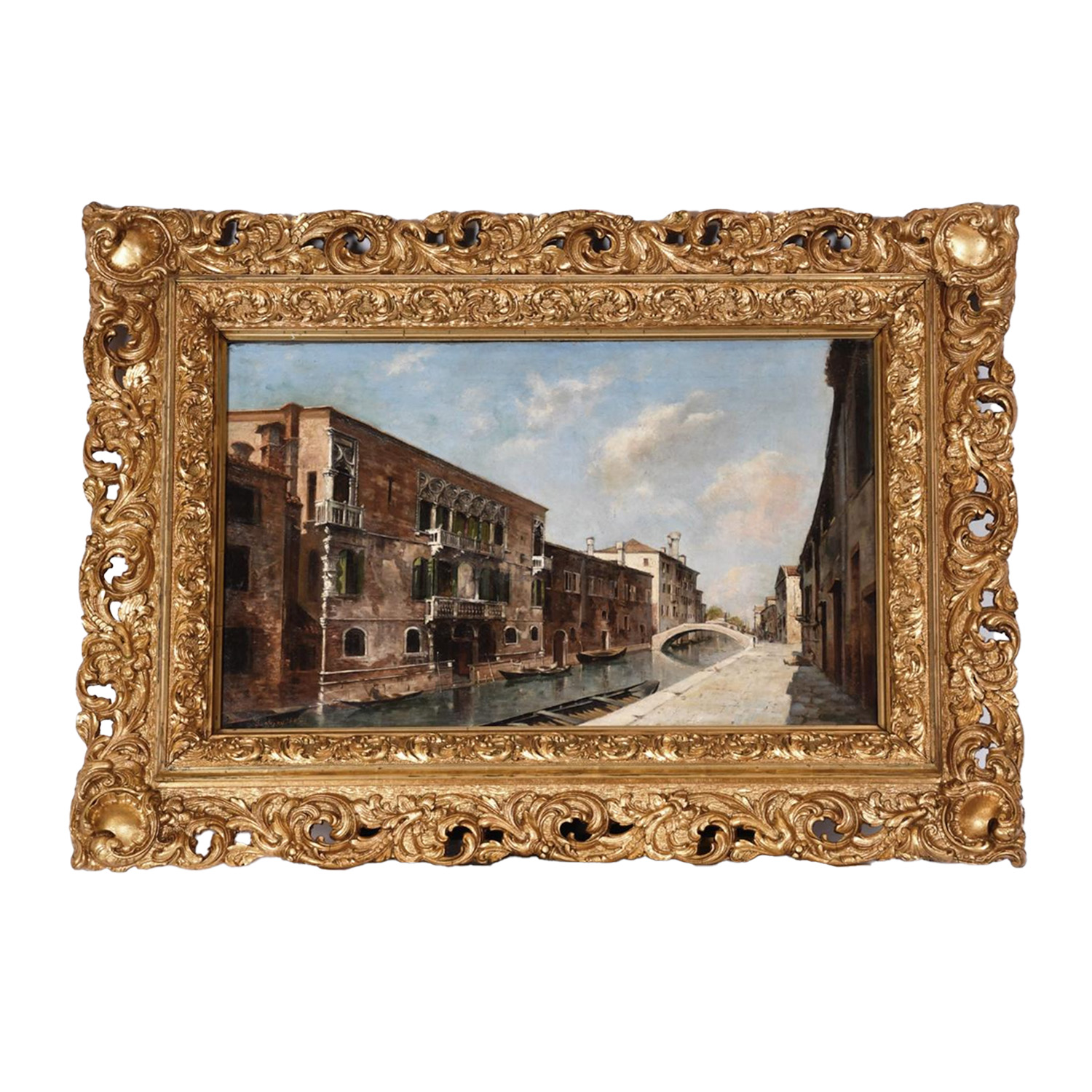 EDOUARD LOBJOY (XIX).  "el Palazzo del Camello", 1883.