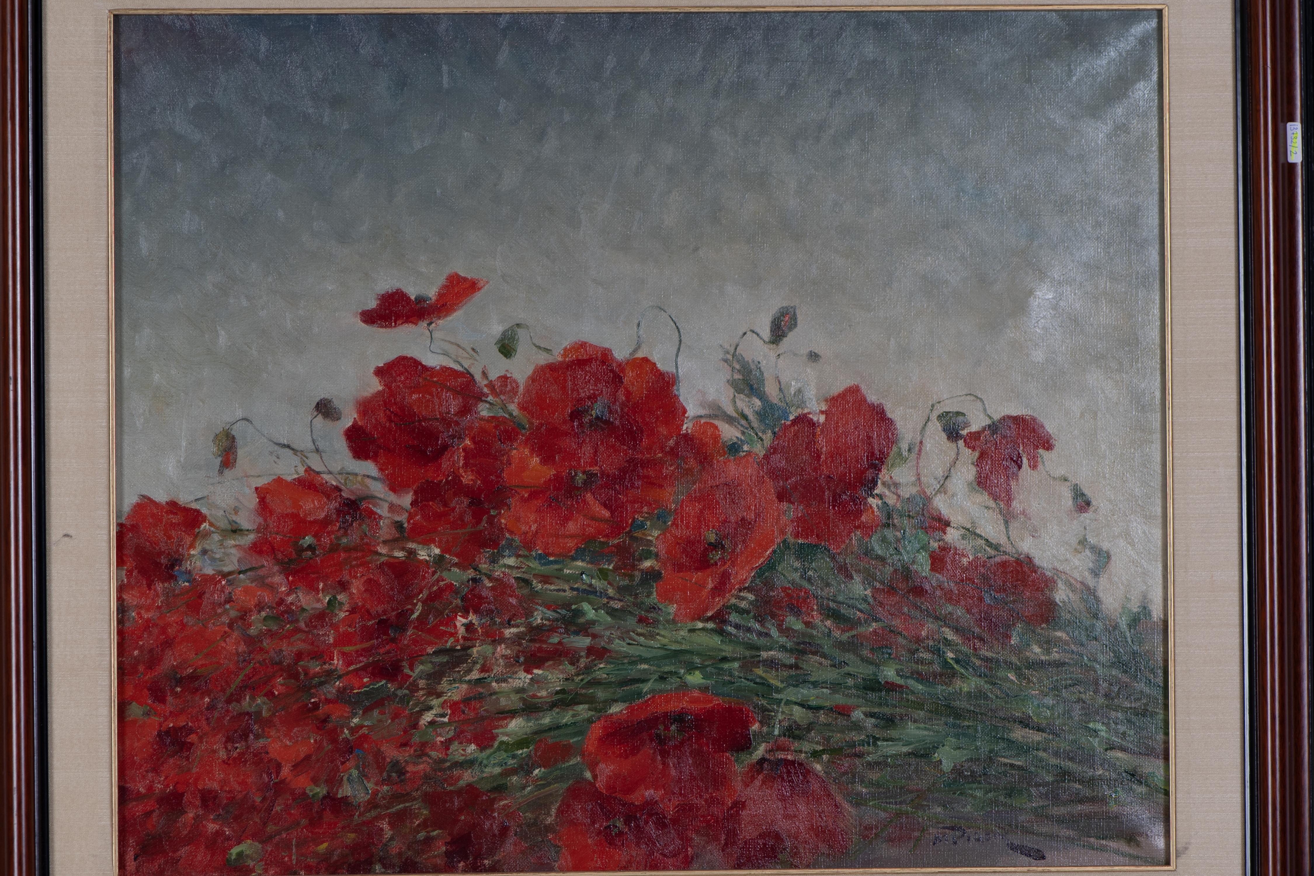 MANUEL PIGEM I RAS (1862 - 1946). "Amapolas".