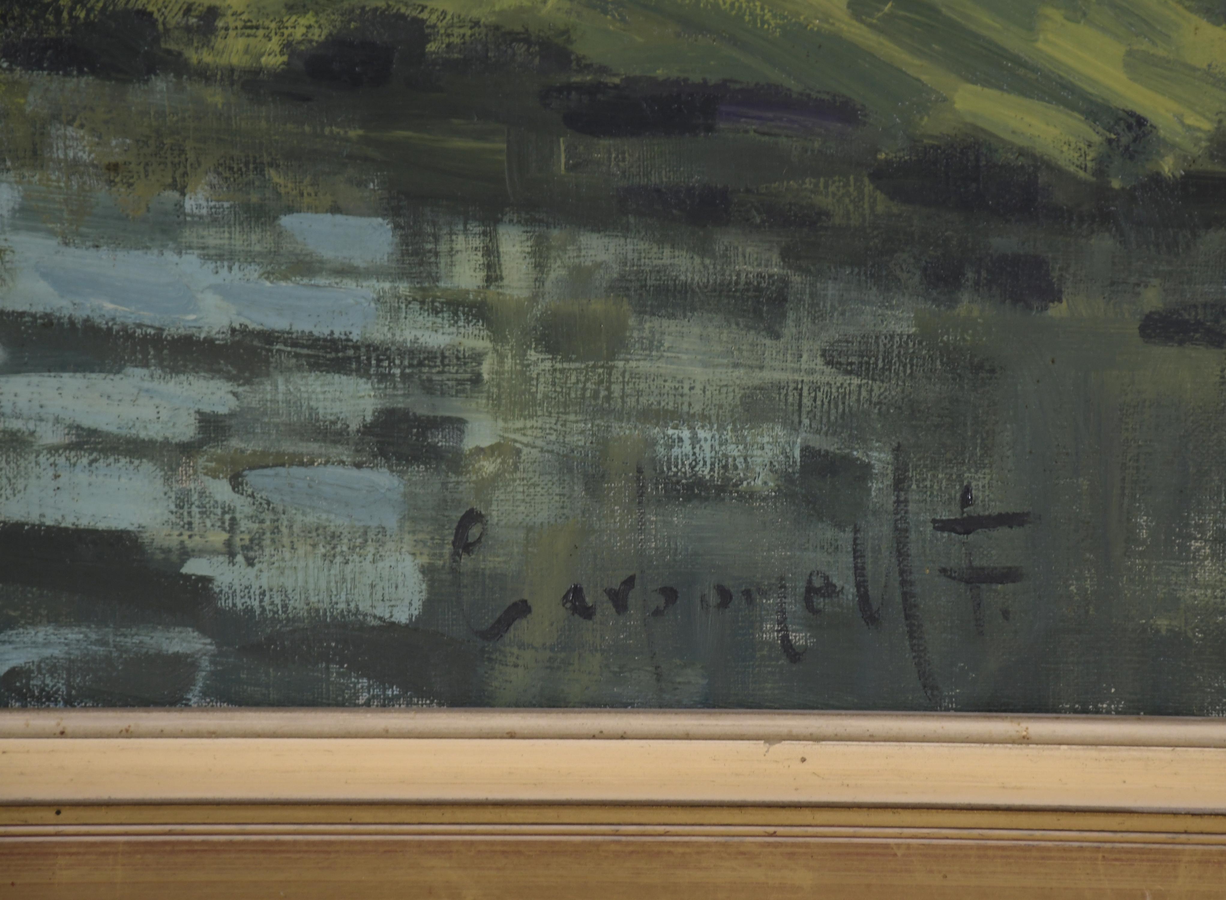 FRANCESC CARBONELL MASSABE (1928).  "La Riera", Sant Feliu 