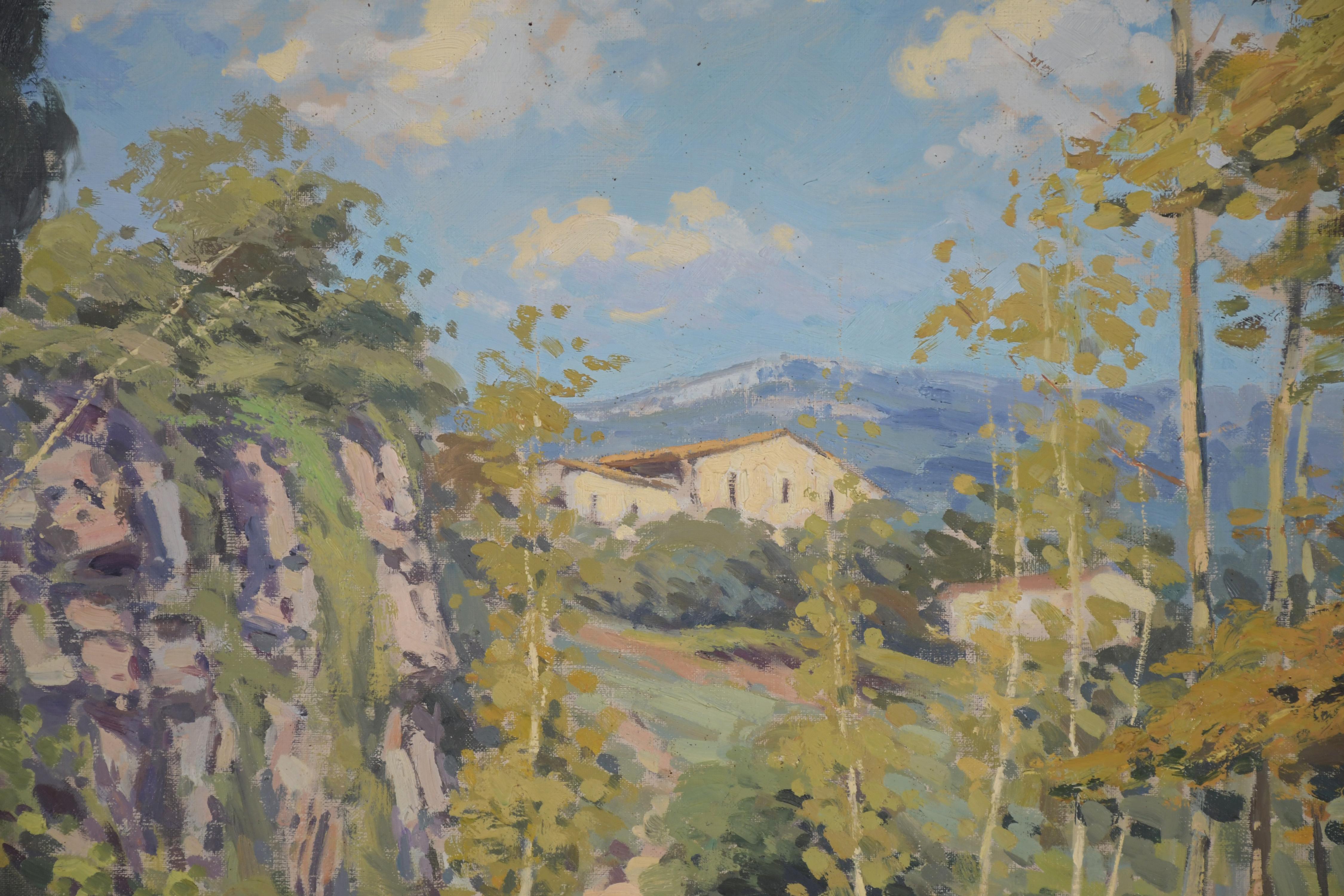 FRANCESC CARBONELL MASSABE (1928).  "La Riera", Sant Feliu 