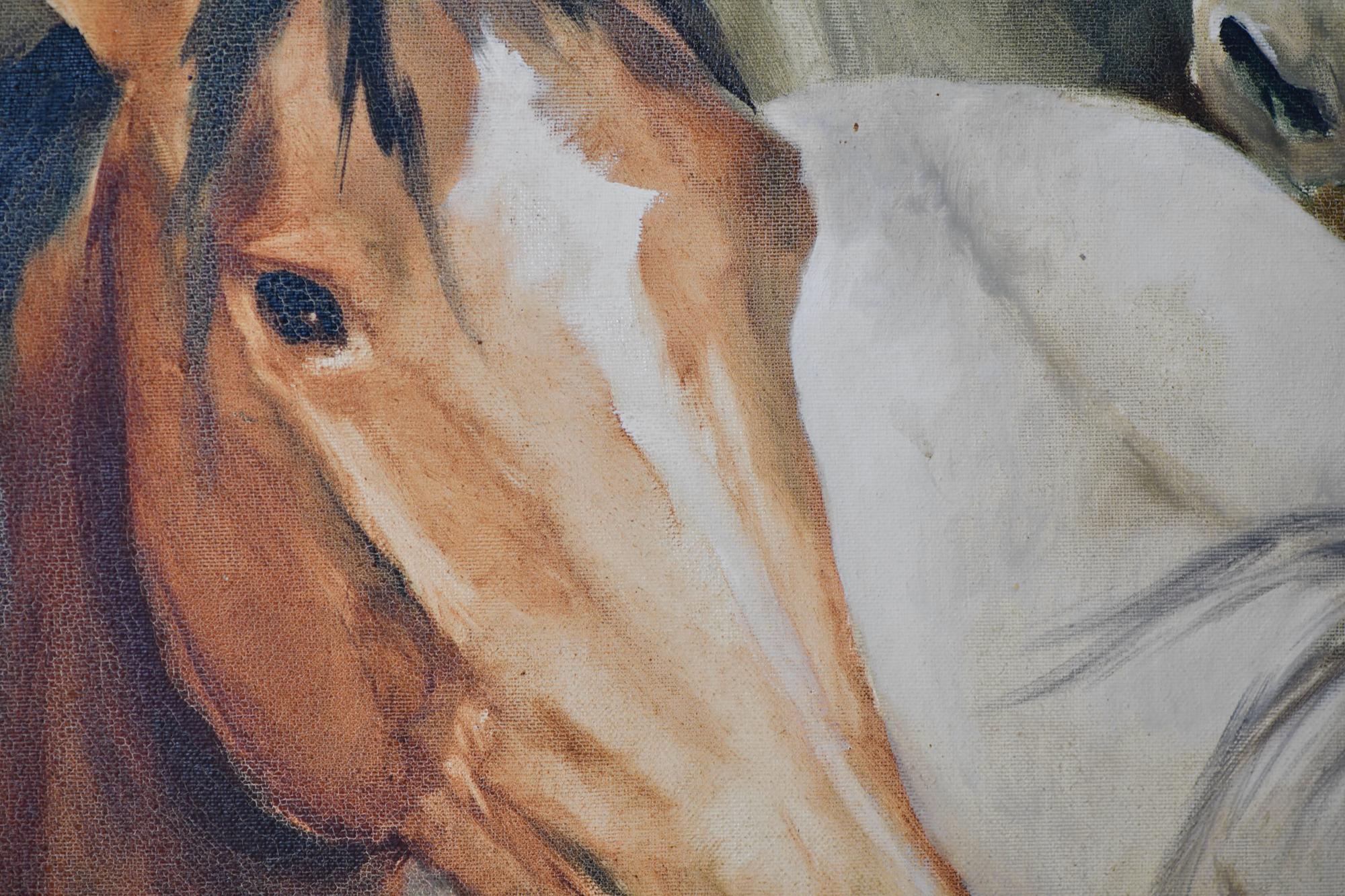 JOAN ALBERT (1919-?) "Caballos".