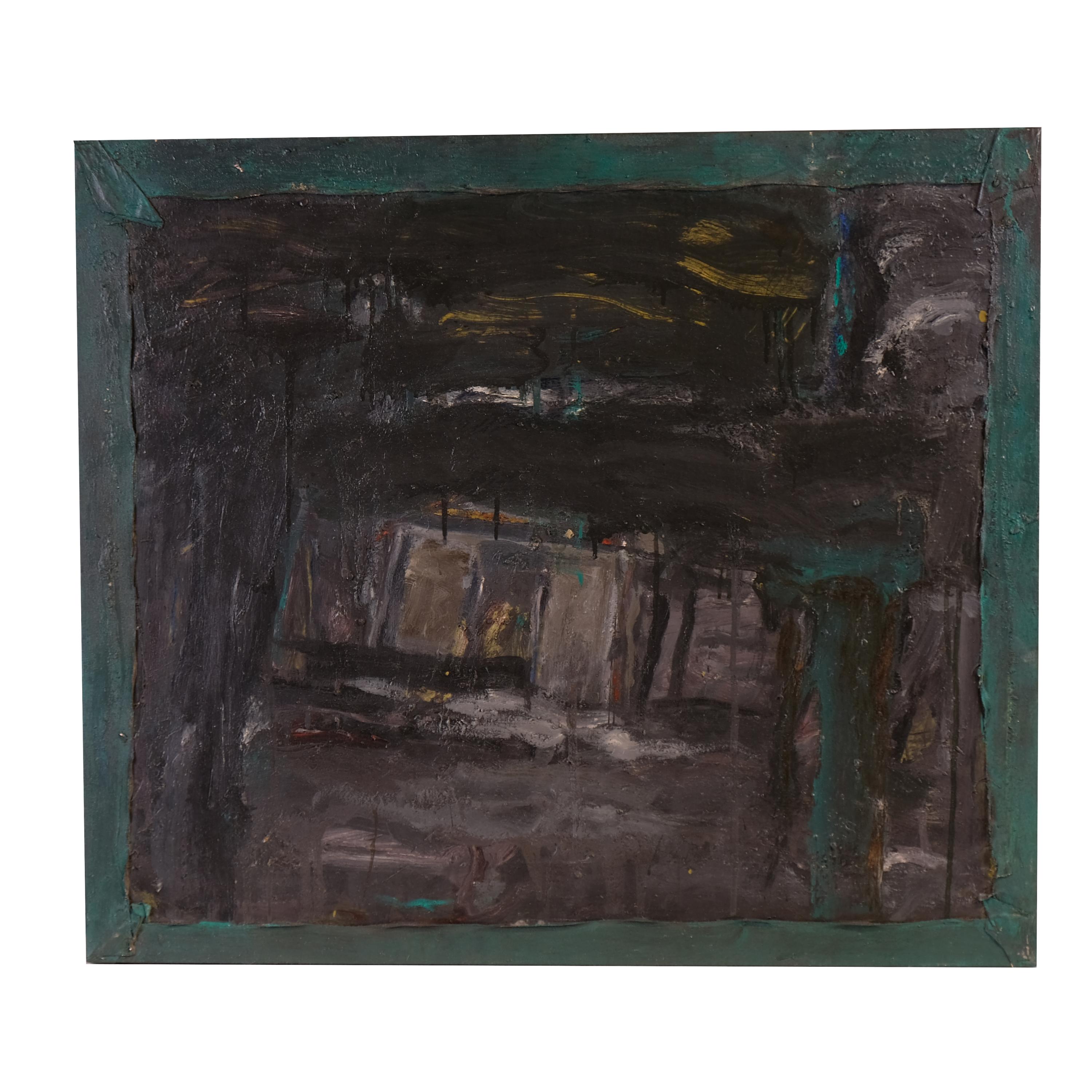 GERARDO DELGADO (1942).  "La tumba de los antiguos", 1985.