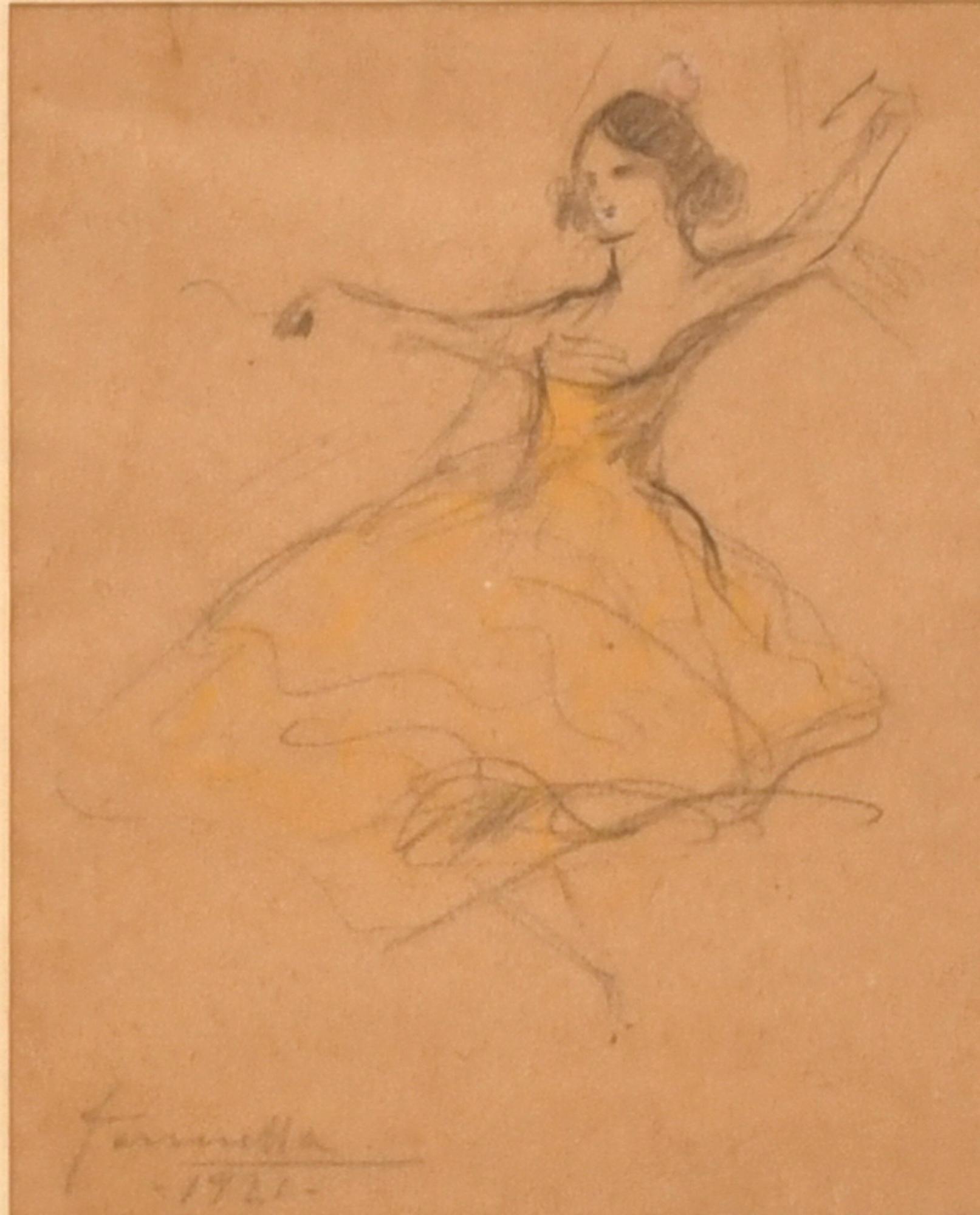 JOAQUIM TERRUELLA MATILLA (1891-1957). "Gitana", 1921.